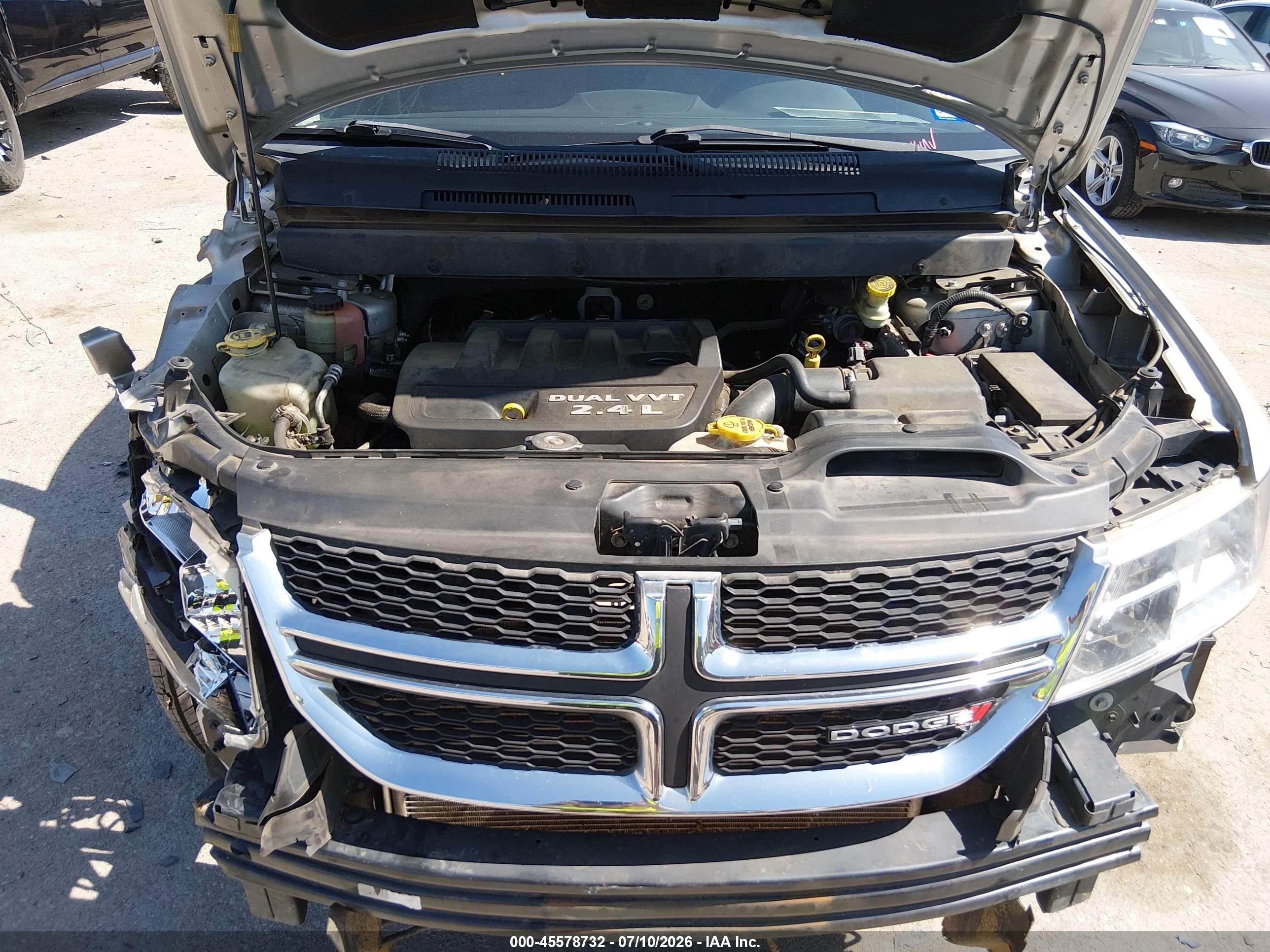 2013 Dodge Journey American Value Pkg Серебряный vin: 3C4PDCAB1DT734739