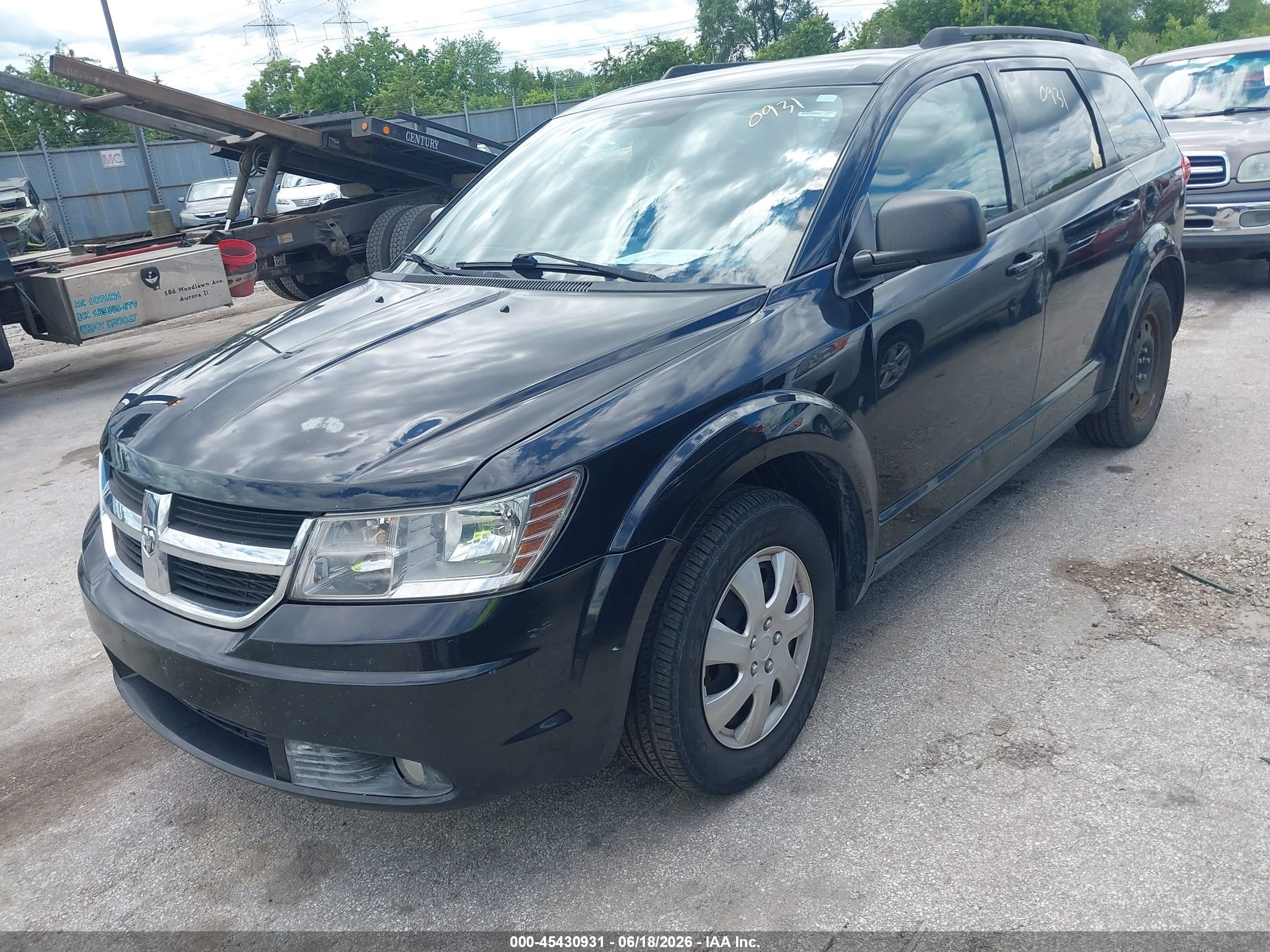 2014 Dodge Journey Se Black vin: 3C4PDCAB1ET218320