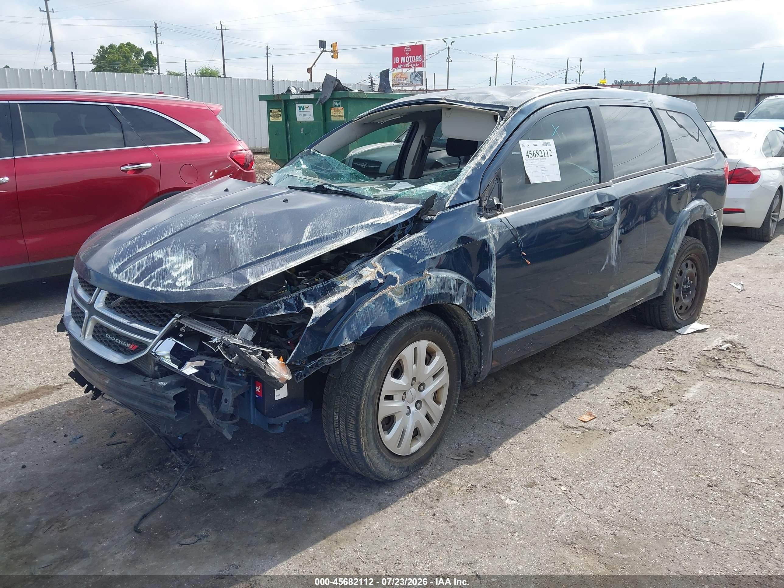2014 Dodge Journey American Value Pkg Blue vin: 3C4PDCAB1ET241273
