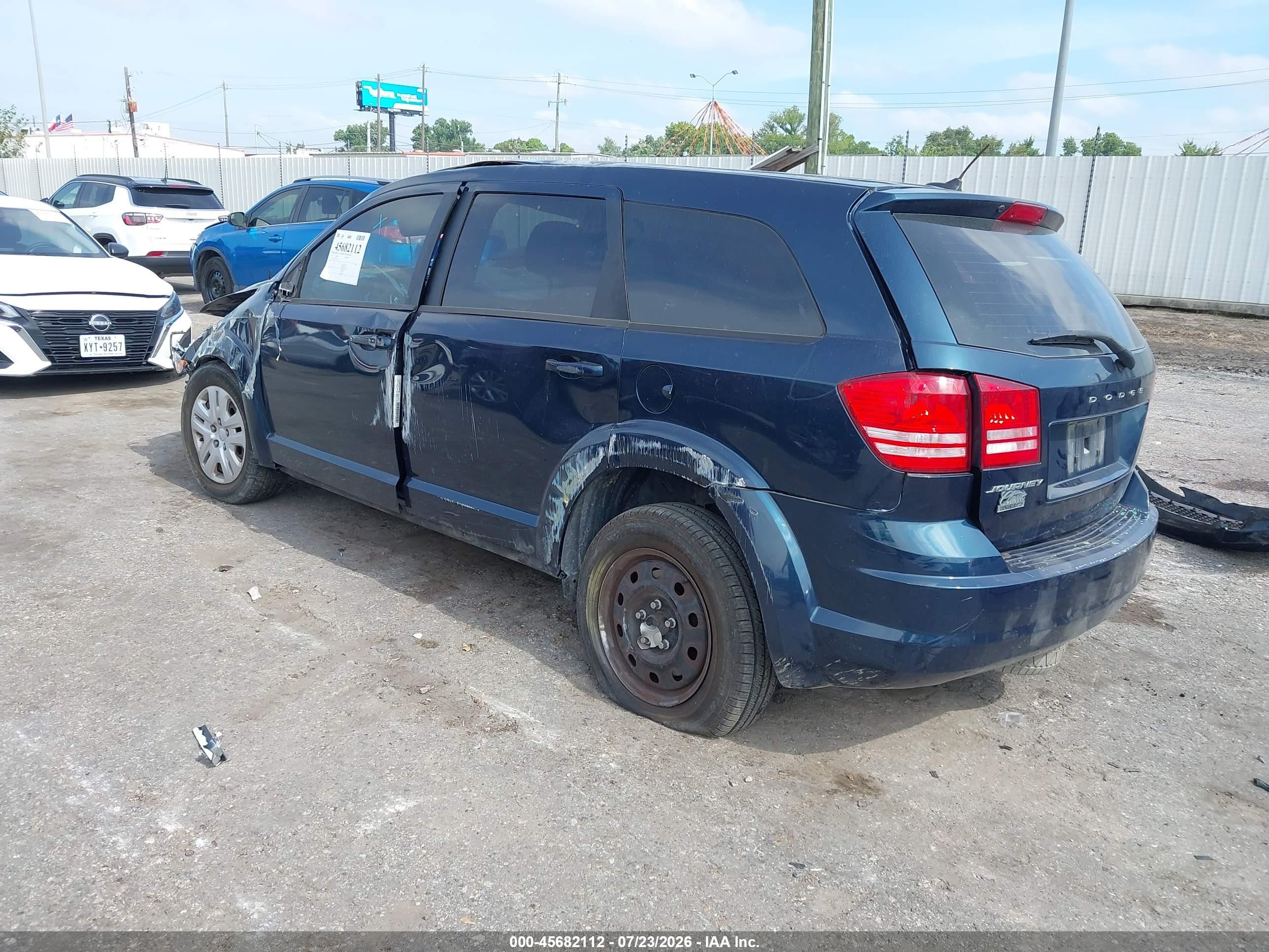 2014 Dodge Journey American Value Pkg Blue vin: 3C4PDCAB1ET241273