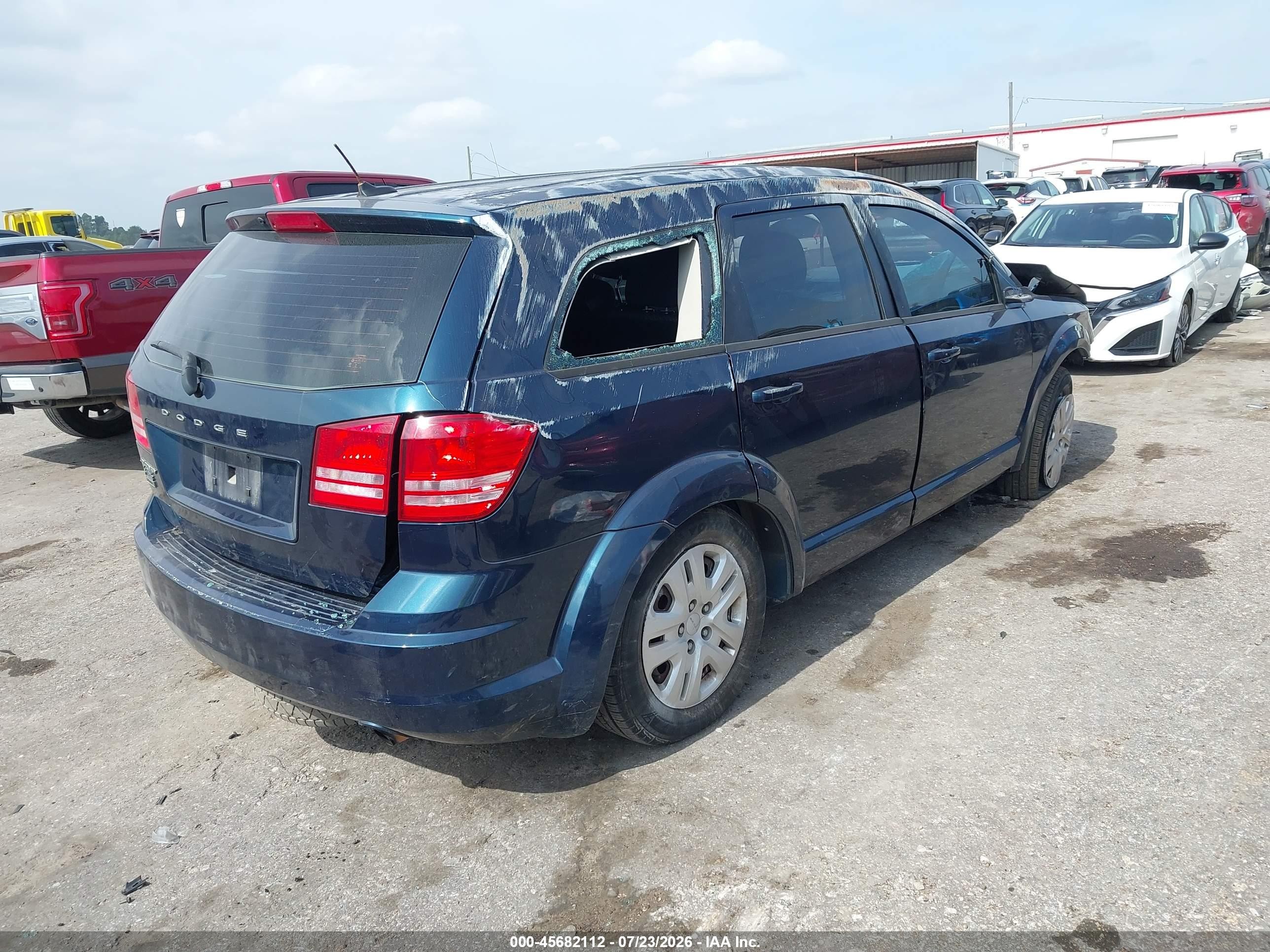 2014 Dodge Journey American Value Pkg Blue vin: 3C4PDCAB1ET241273