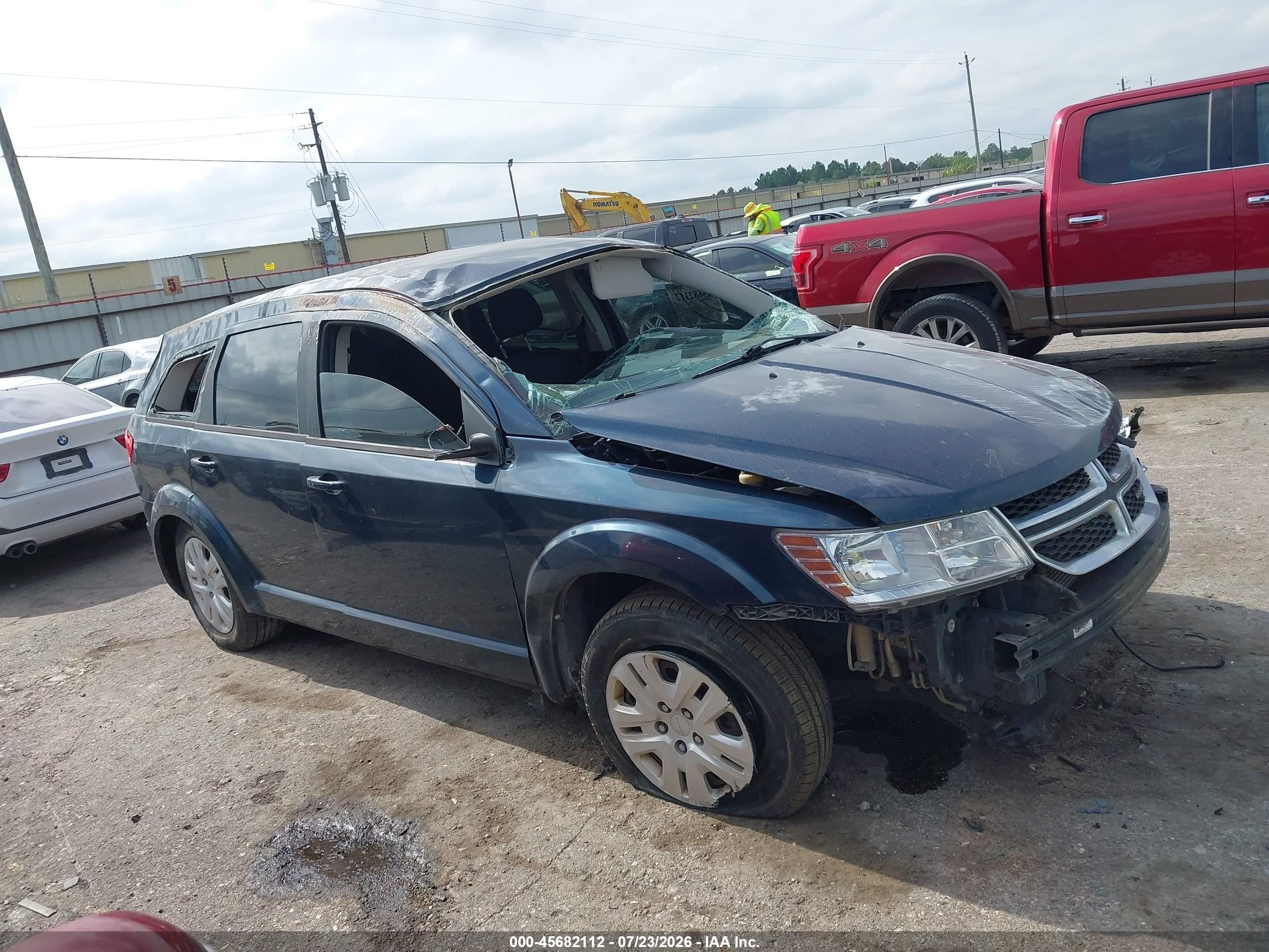 2014 Dodge Journey American Value Pkg Blue vin: 3C4PDCAB1ET241273