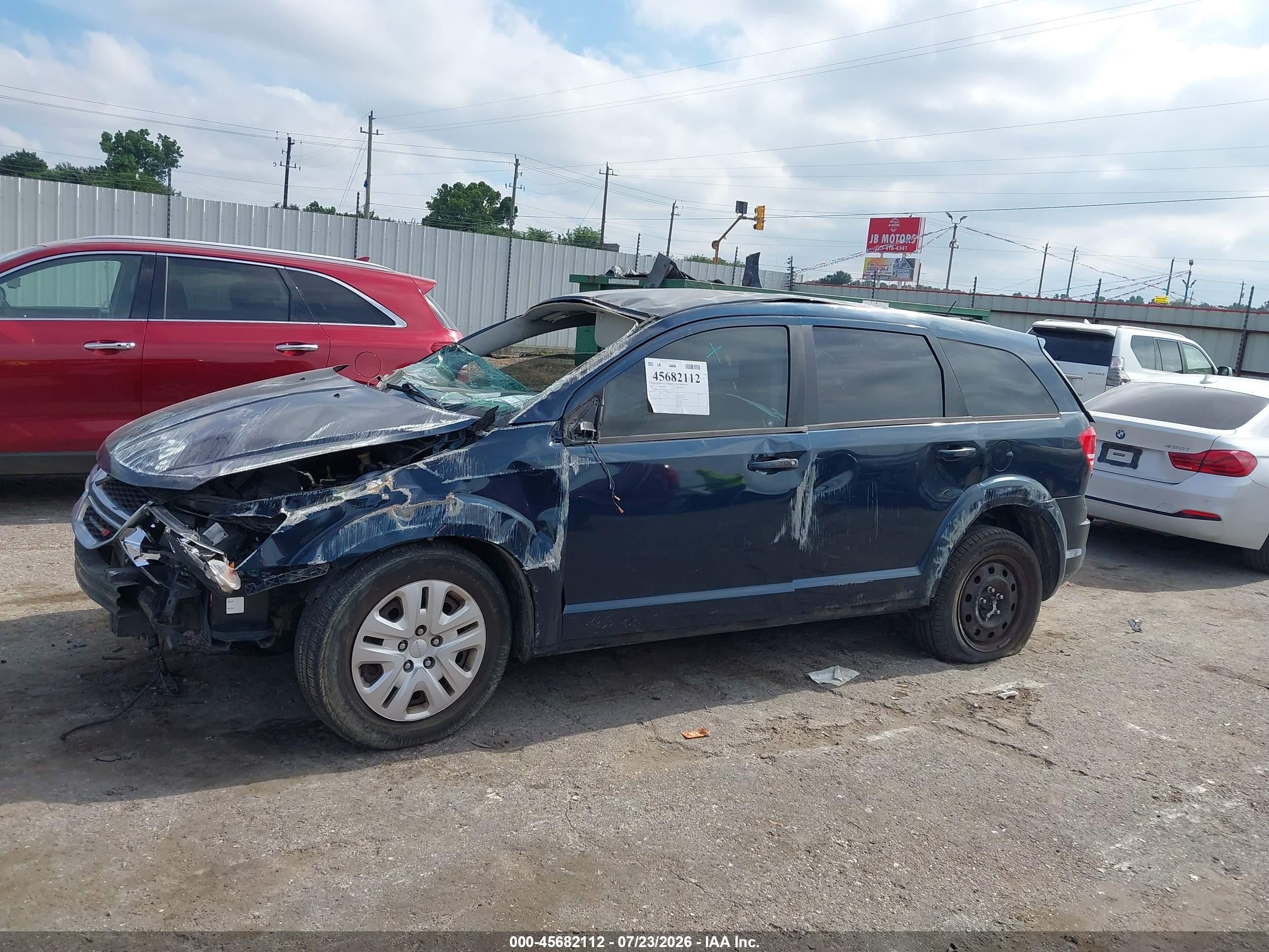 2014 Dodge Journey American Value Pkg Blue vin: 3C4PDCAB1ET241273