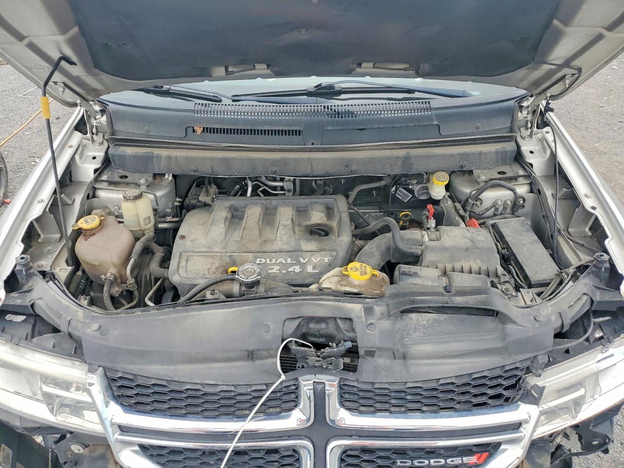 2014 Dodge Journey Se Silver vin: 3C4PDCAB1ET256615