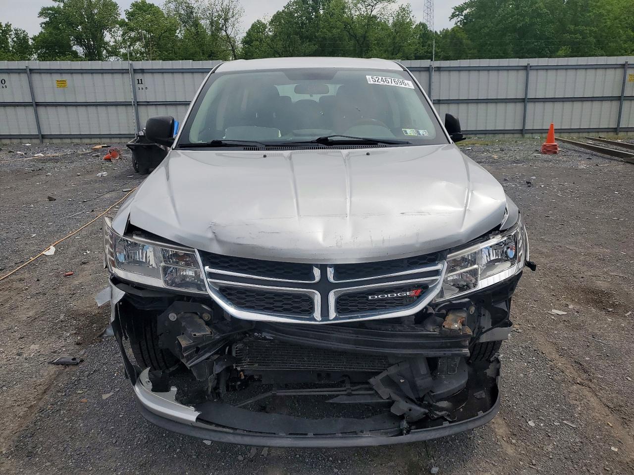 2014 Dodge Journey Se Silver vin: 3C4PDCAB1ET256615