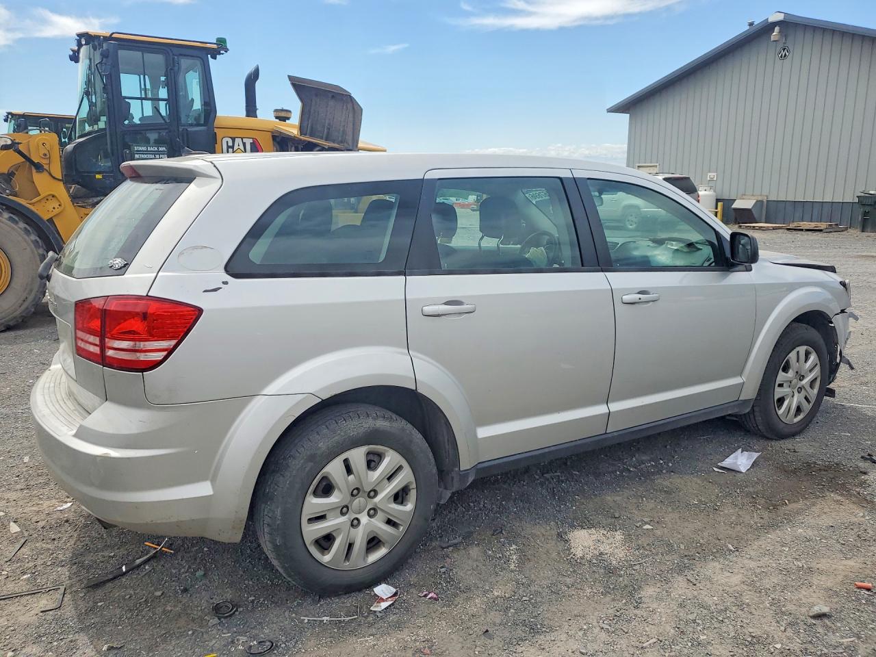 2014 Dodge Journey Se Silver vin: 3C4PDCAB1ET256615