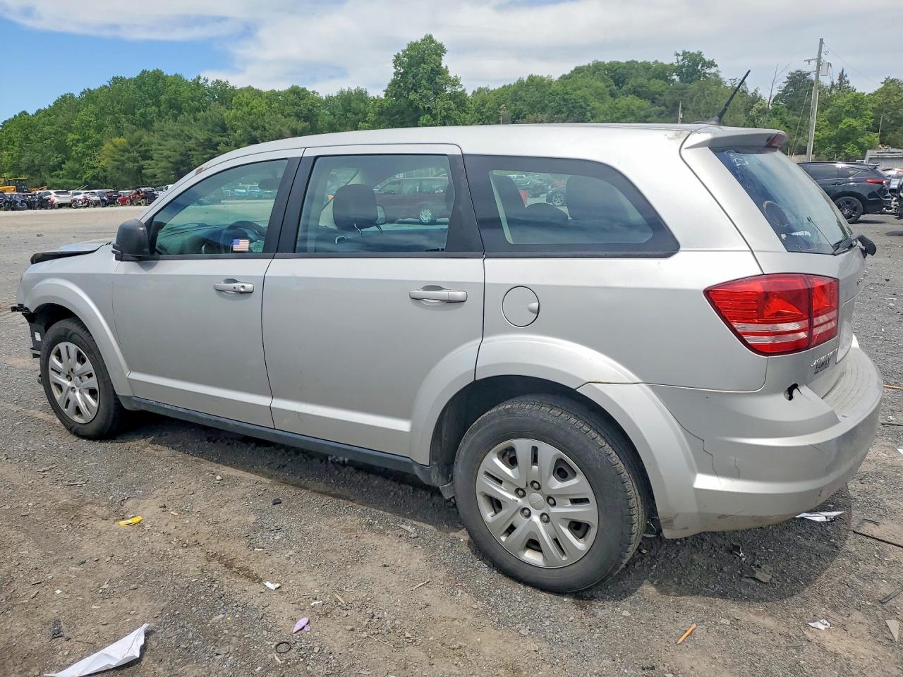 2014 Dodge Journey Se Silver vin: 3C4PDCAB1ET256615