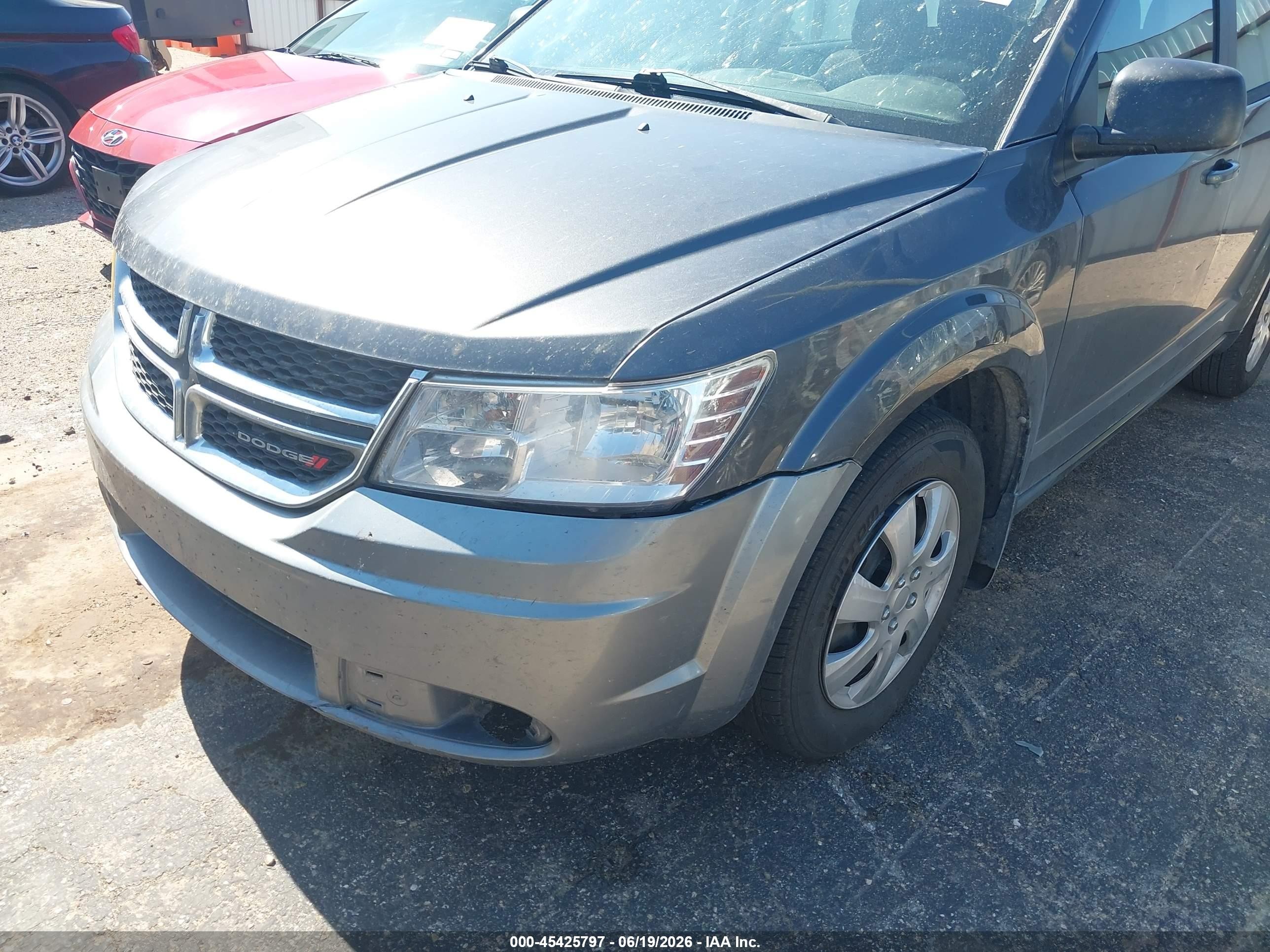 2014 Dodge Journey American Value Pkg Gray vin: 3C4PDCAB1ET268442