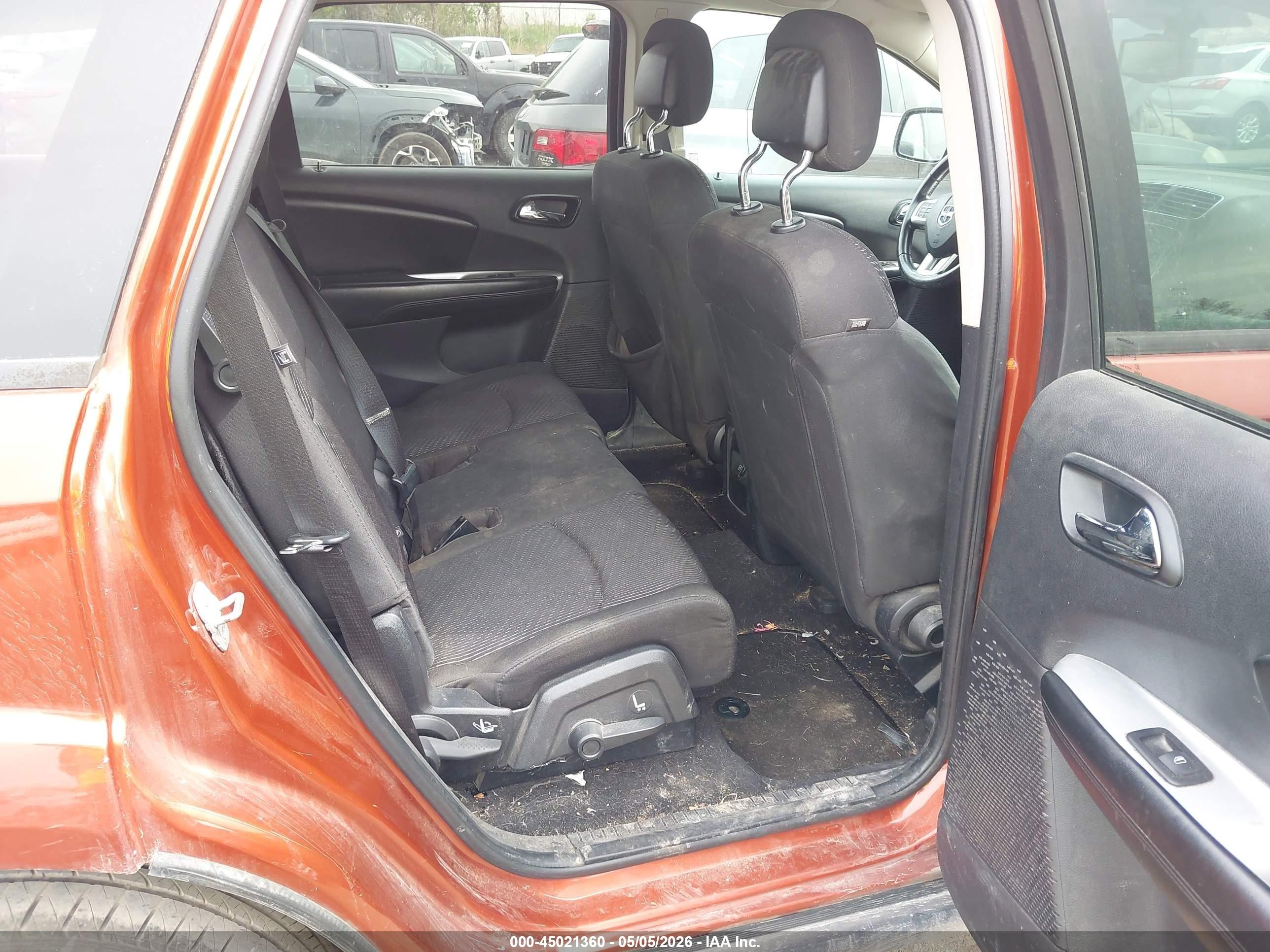 2014 Dodge Journey Se Orange vin: 3C4PDCAB1ET310172
