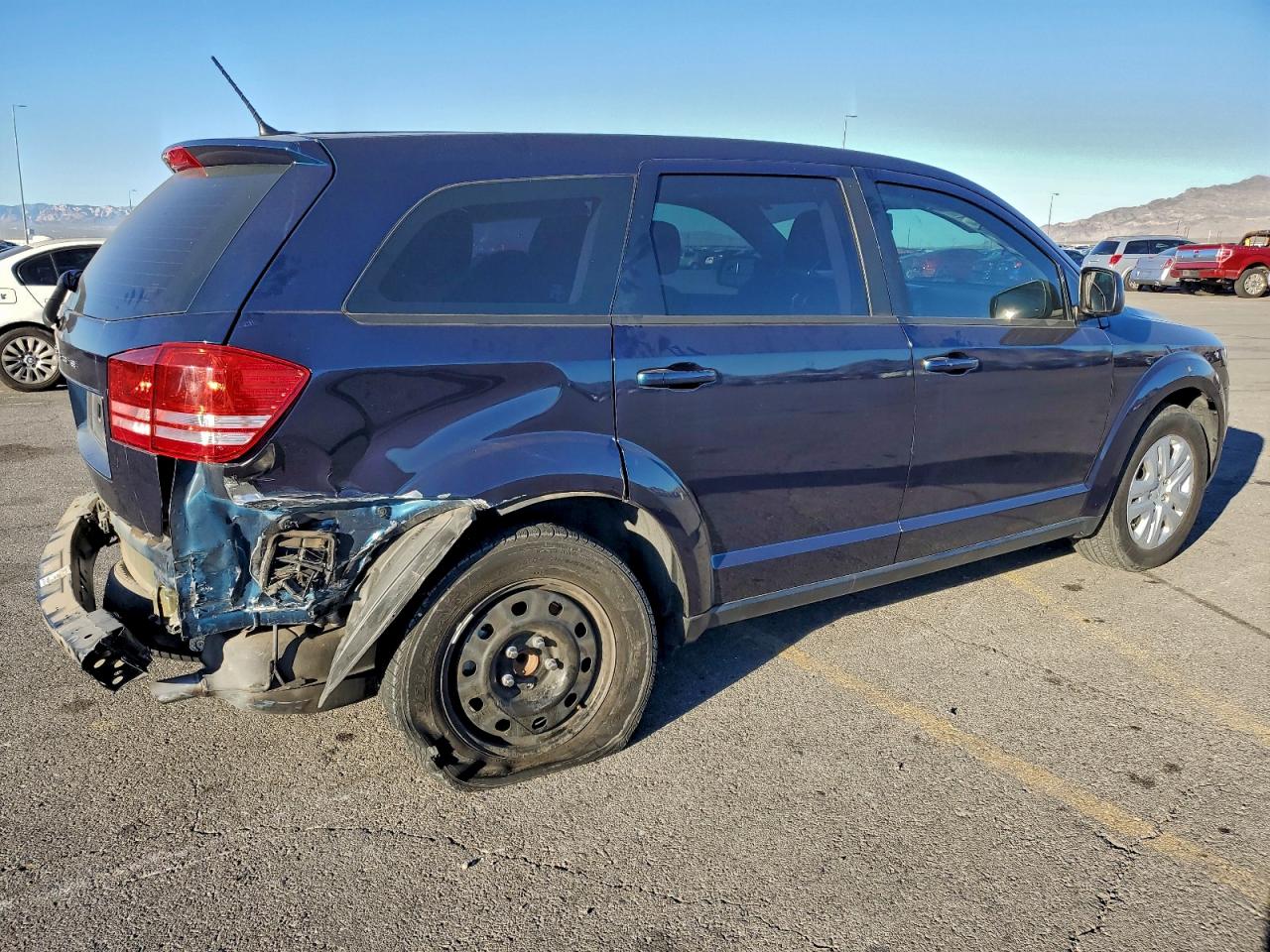 2015 Dodge Journey Se Blue vin: 3C4PDCAB1FT548606