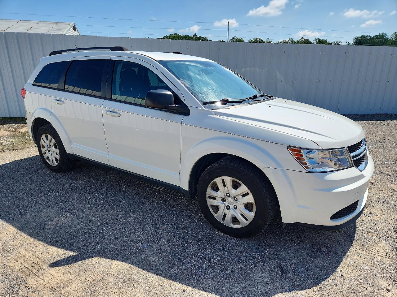 2015 Dodge Journey Se White vin: 3C4PDCAB1FT614393