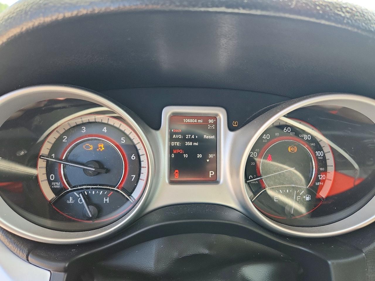 2015 Dodge Journey Se White vin: 3C4PDCAB1FT614393