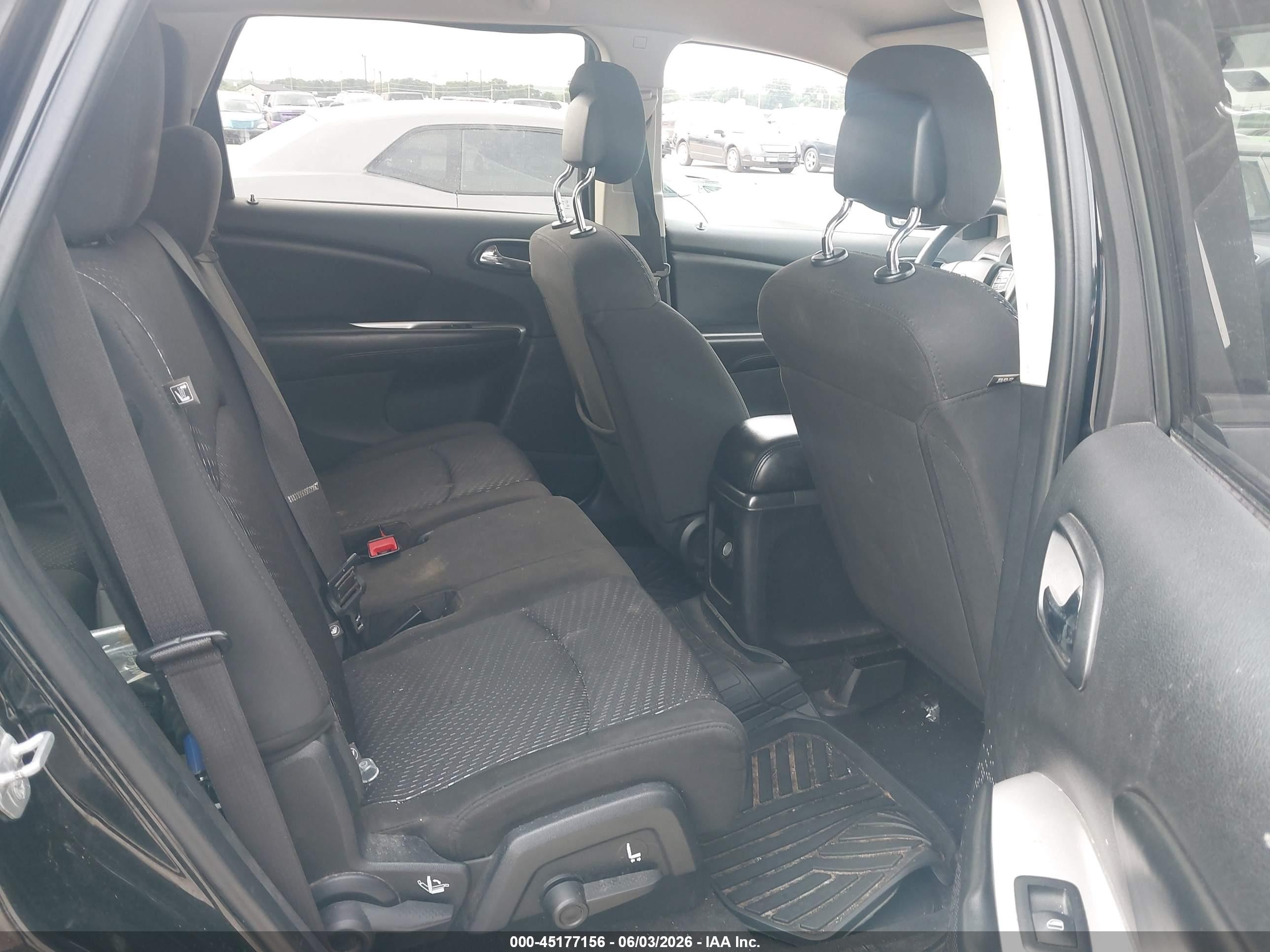 2015 Dodge Journey American Value Pkg Black vin: 3C4PDCAB1FT617374