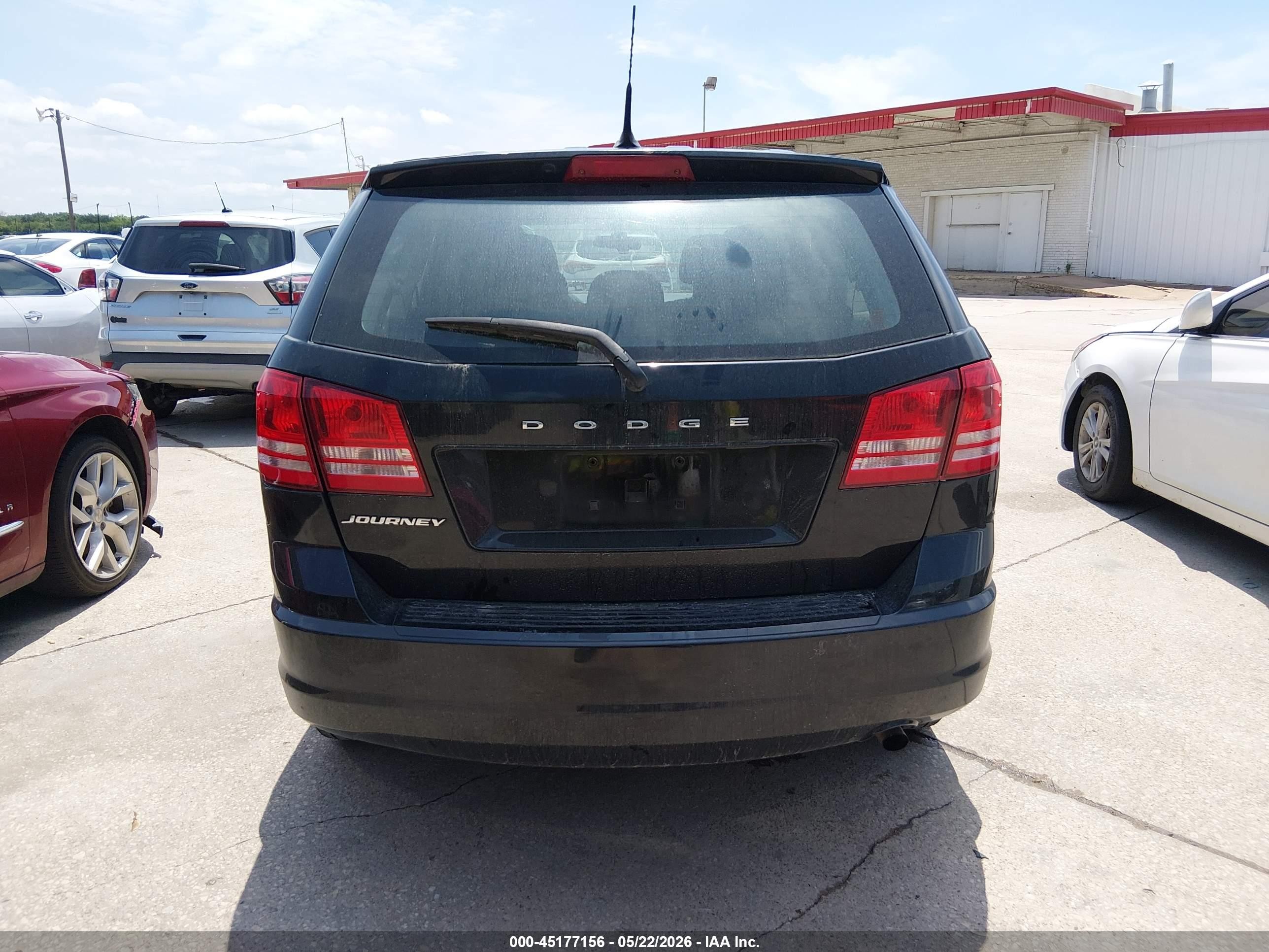 2015 Dodge Journey American Value Pkg Black vin: 3C4PDCAB1FT617374