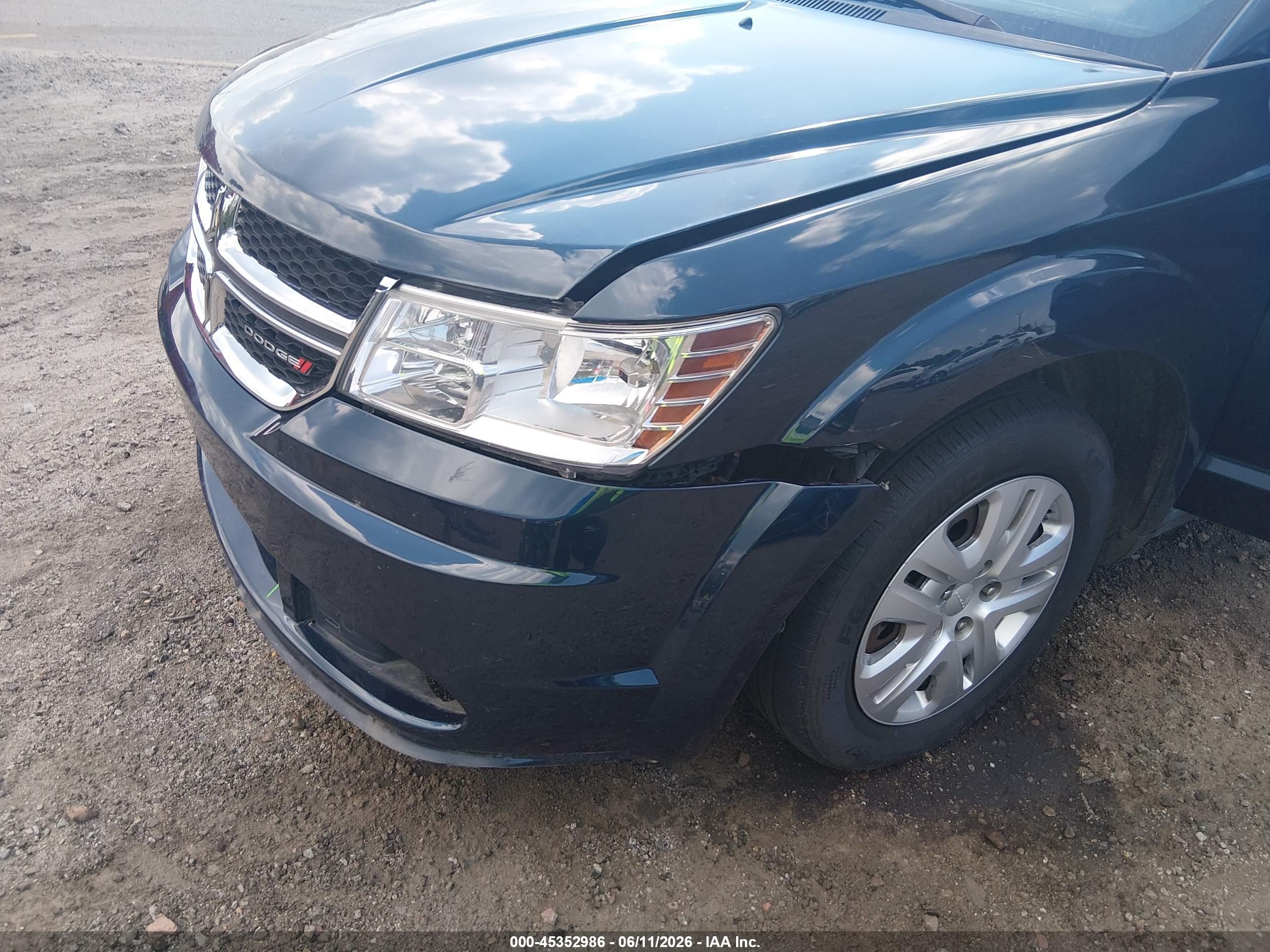 2015 Dodge Journey American Value Pkg Черный vin: 3C4PDCAB1FT630514