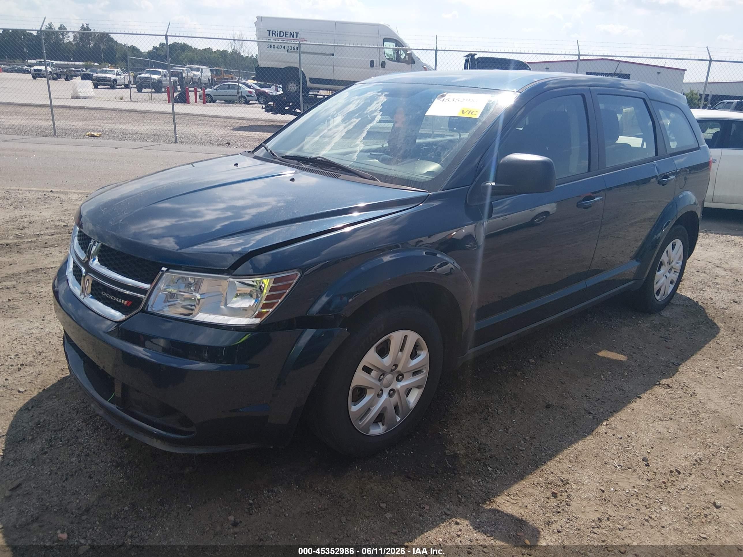 2015 Dodge Journey American Value Pkg Черный vin: 3C4PDCAB1FT630514
