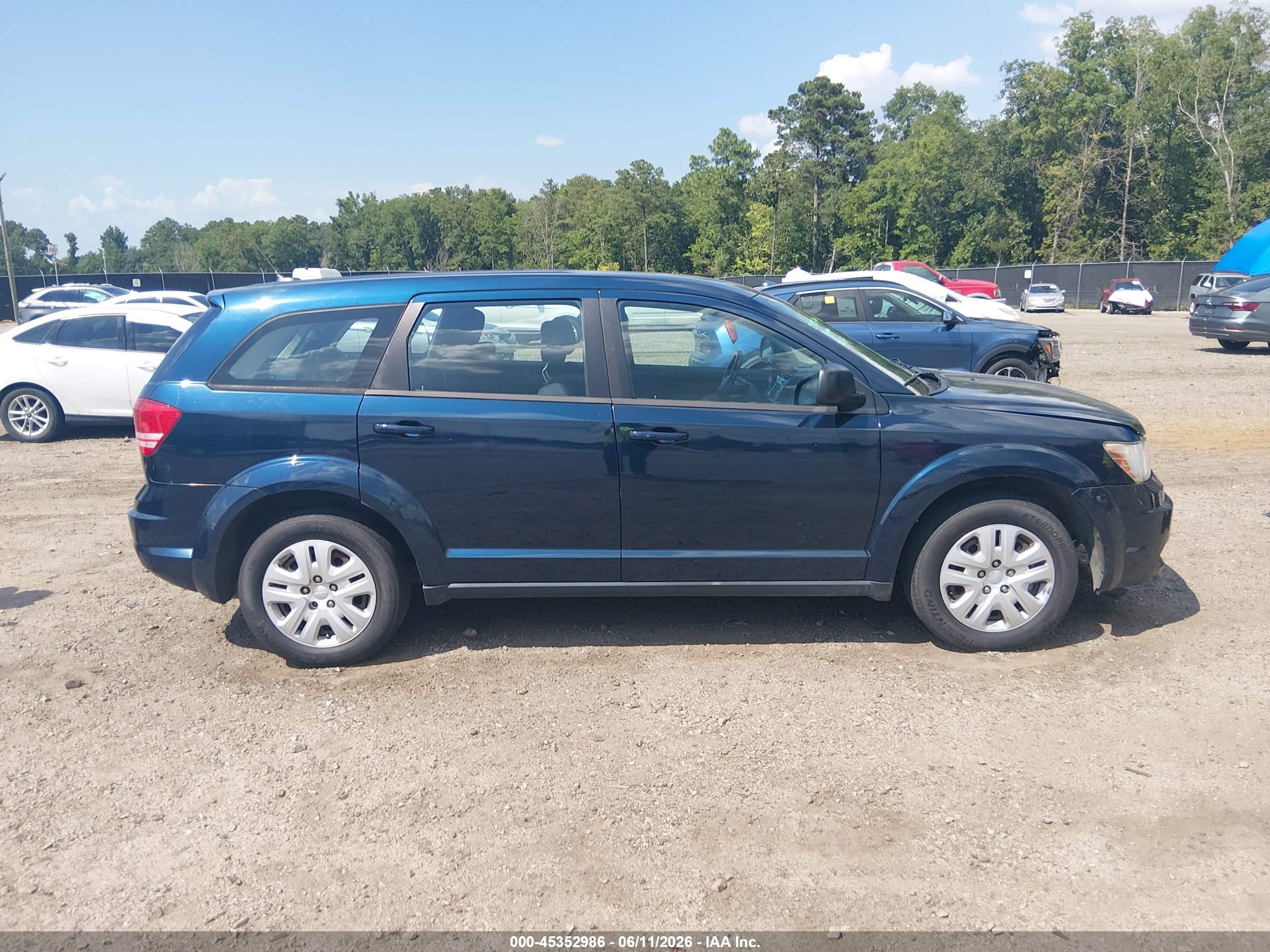 2015 Dodge Journey American Value Pkg Черный vin: 3C4PDCAB1FT630514
