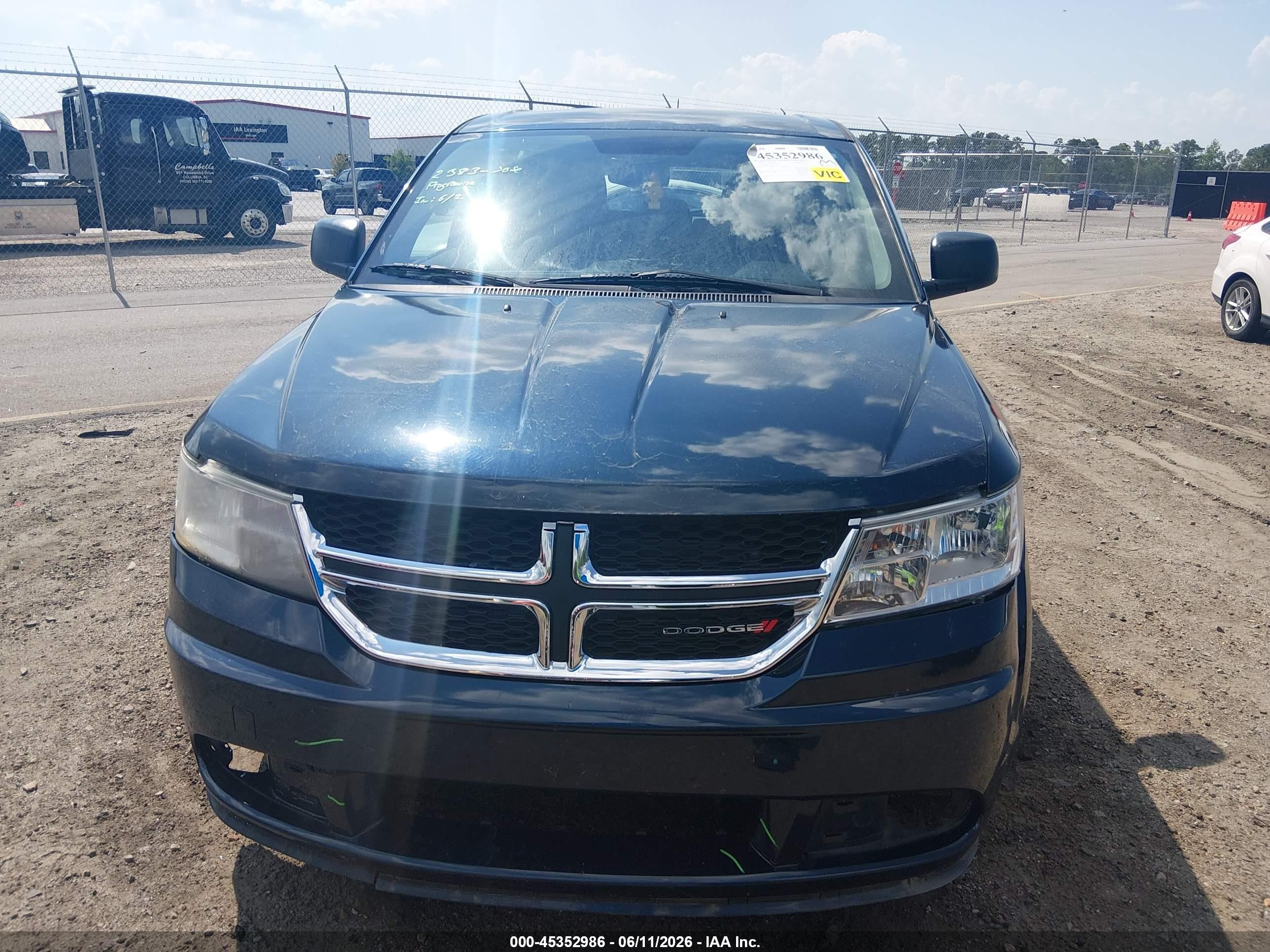 2015 Dodge Journey American Value Pkg Черный vin: 3C4PDCAB1FT630514