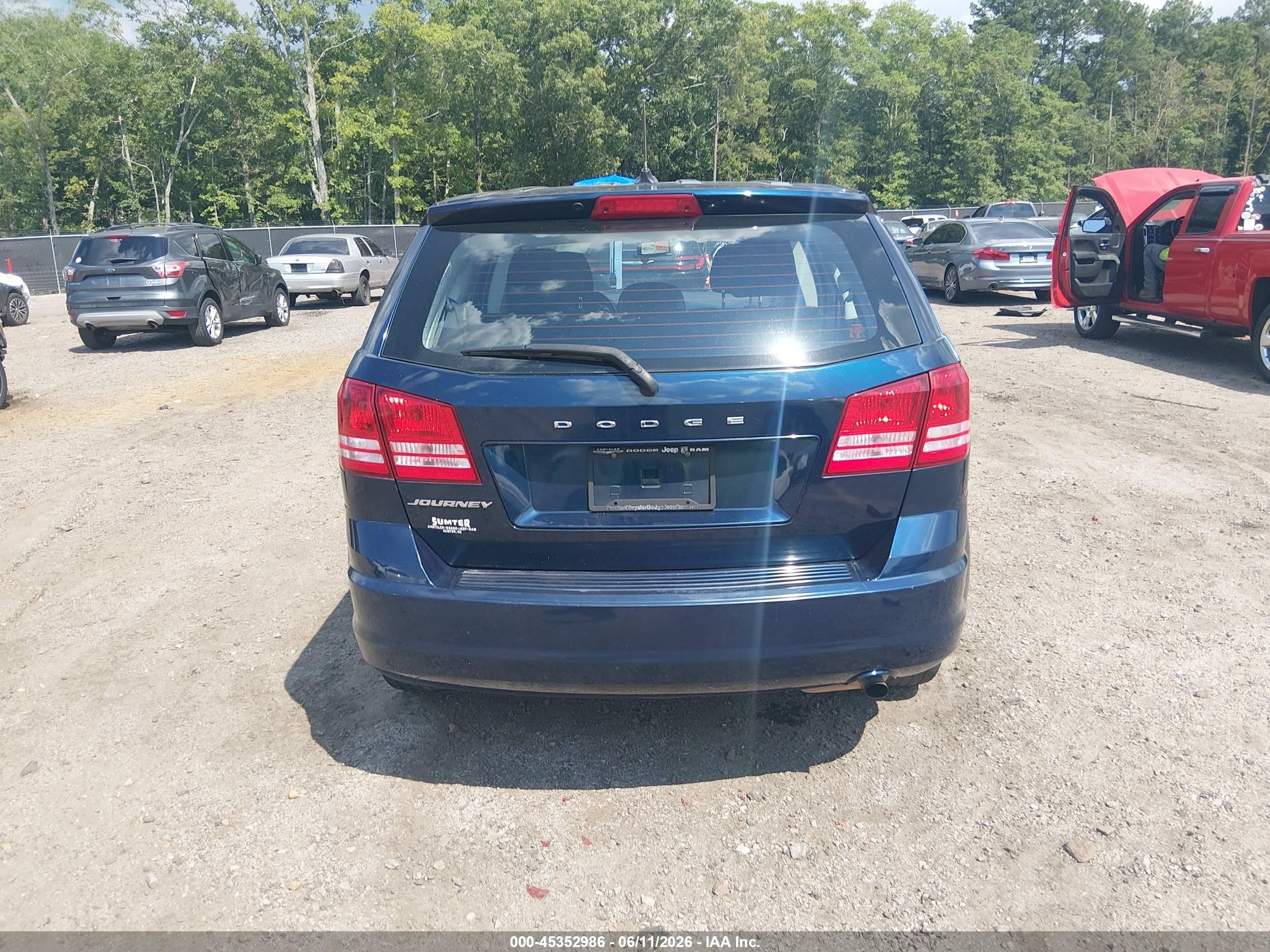2015 Dodge Journey American Value Pkg Черный vin: 3C4PDCAB1FT630514
