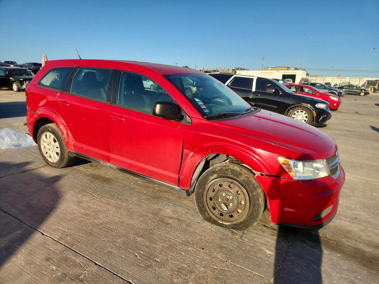 2015 Dodge Journey Se Red vin: 3C4PDCAB1FT645465