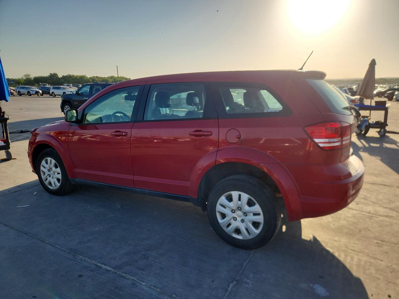 2015 Dodge Journey Se Red vin: 3C4PDCAB1FT645465