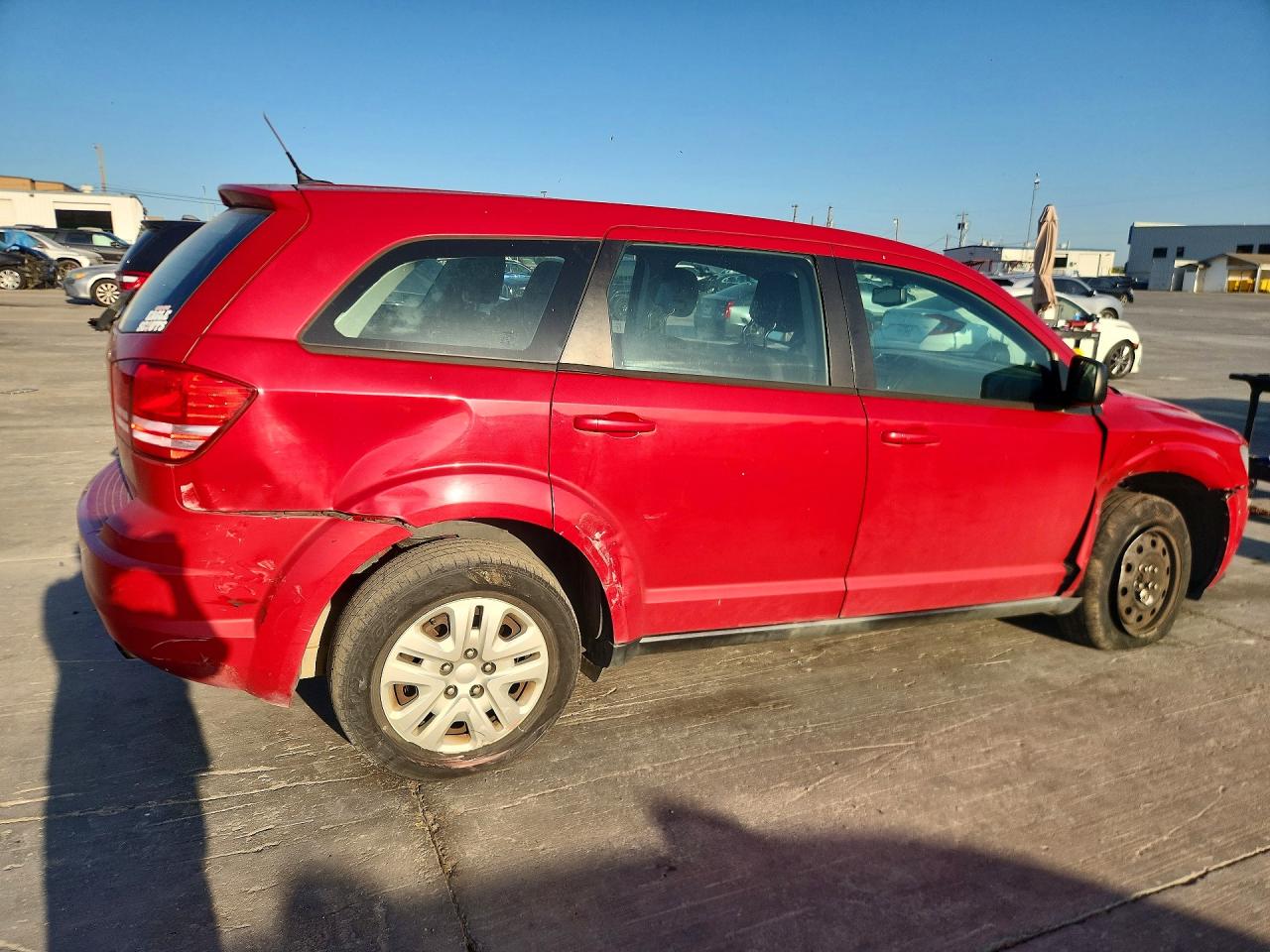 2015 Dodge Journey Se Red vin: 3C4PDCAB1FT645465