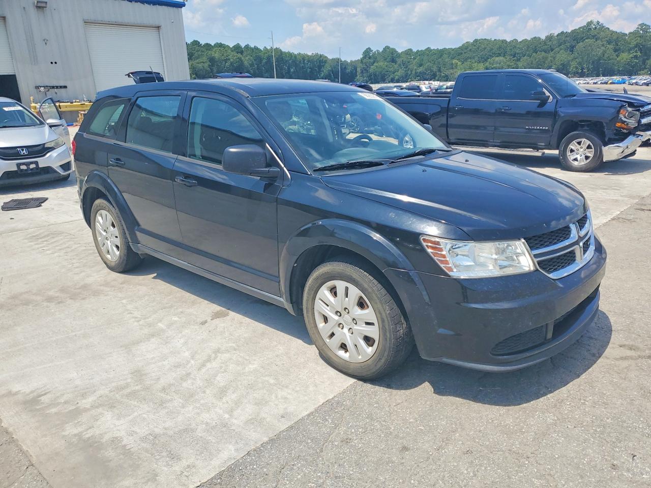2015 Dodge Journey Se Black vin: 3C4PDCAB1FT665344