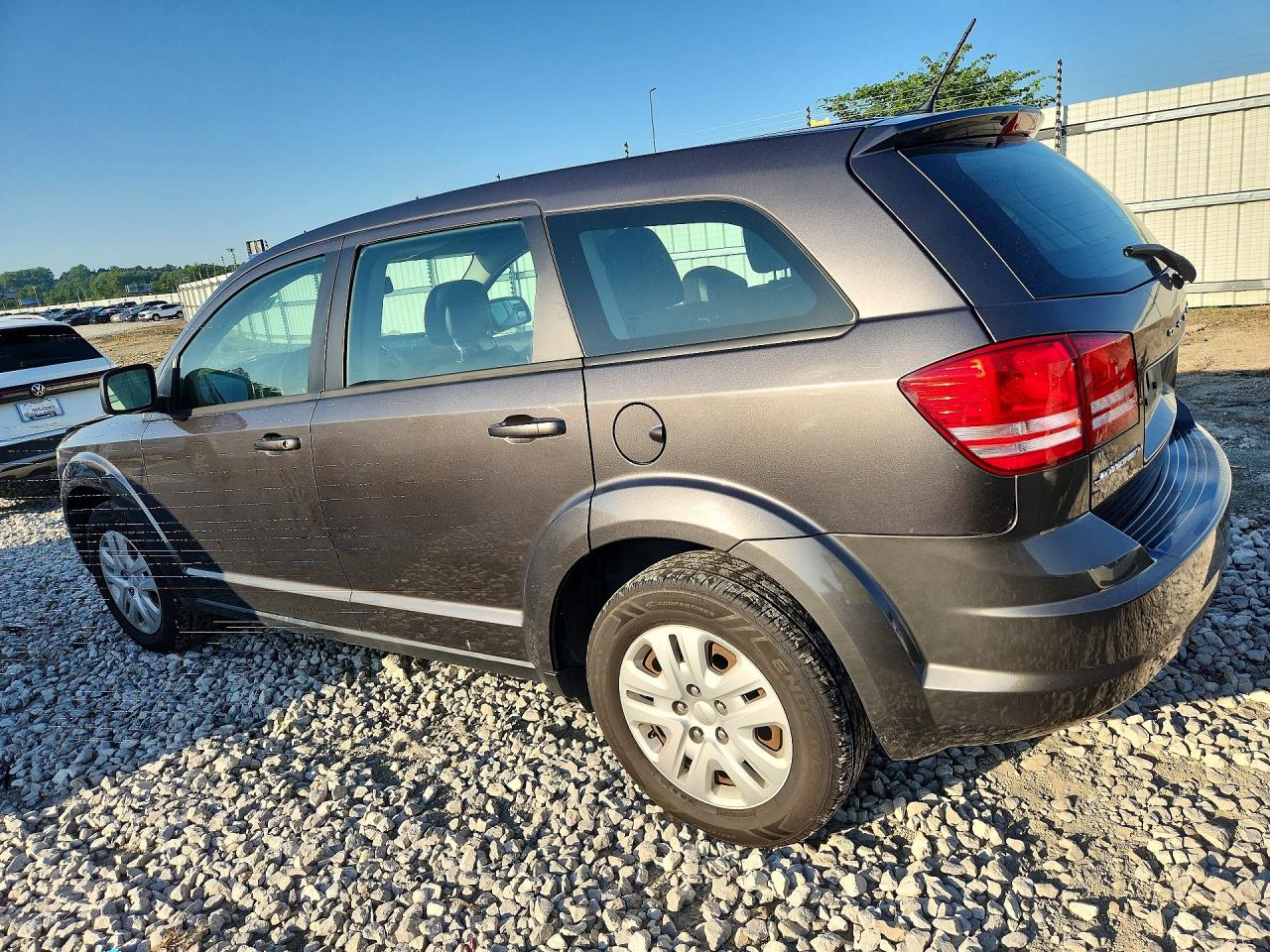 2015 Dodge Journey Se Gray vin: 3C4PDCAB1FT714526