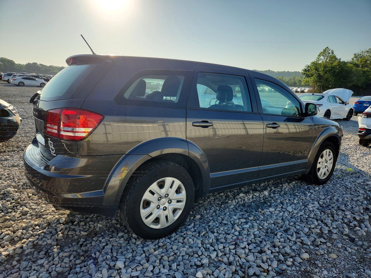 2015 Dodge Journey Se Gray vin: 3C4PDCAB1FT714526