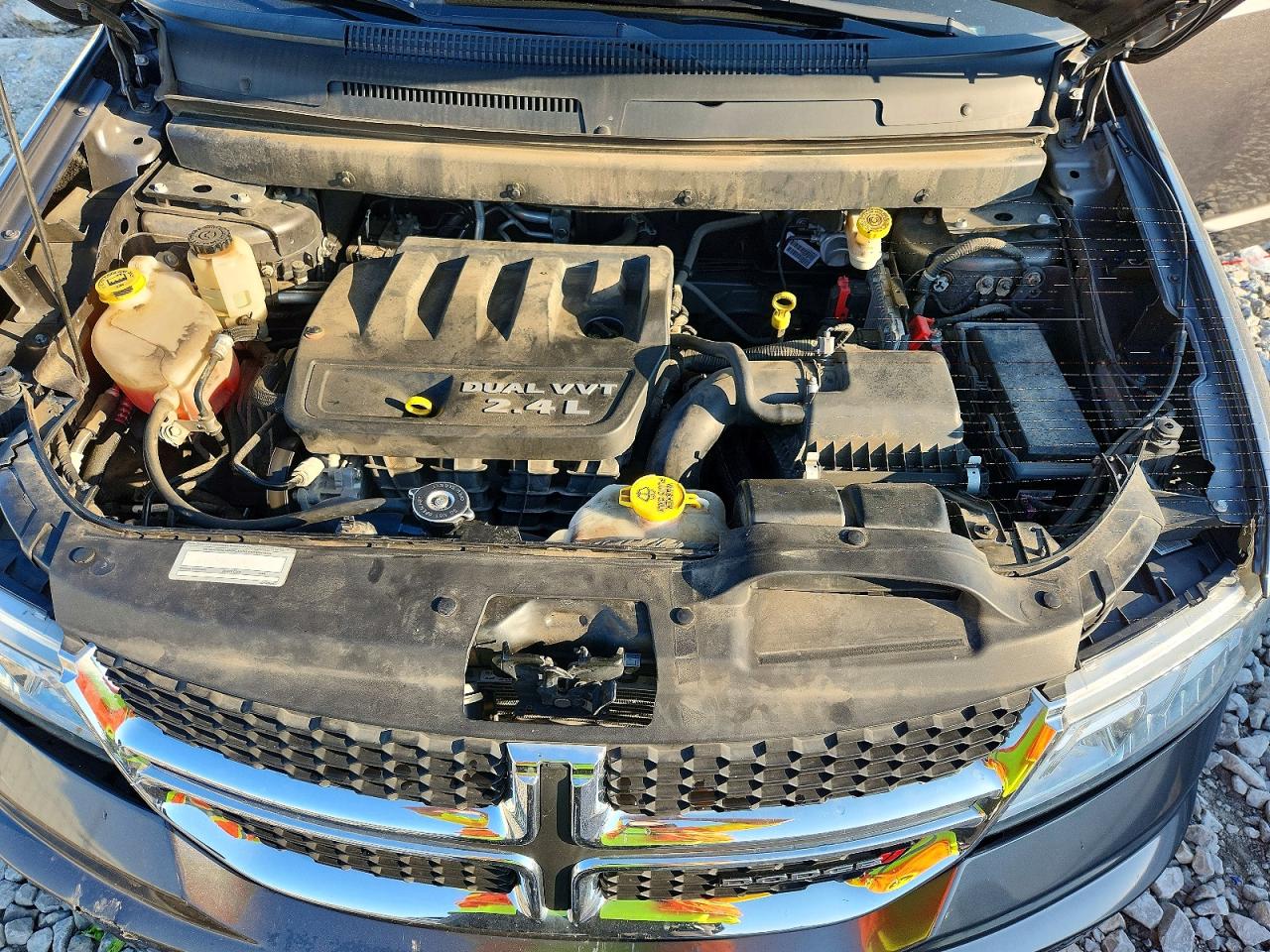 2015 Dodge Journey Se Gray vin: 3C4PDCAB1FT714526