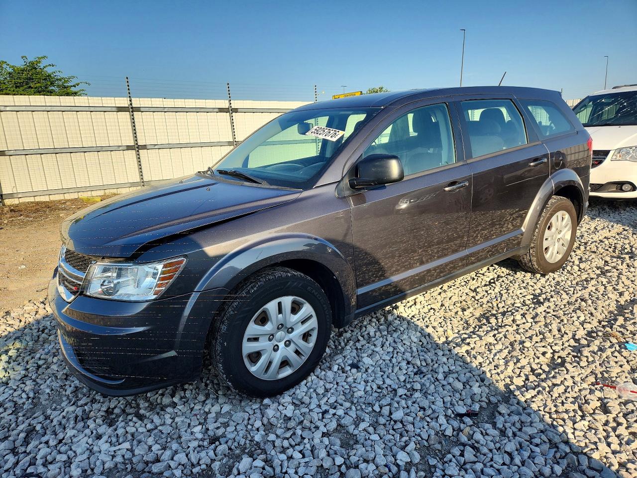 2015 Dodge Journey Se Gray vin: 3C4PDCAB1FT714526