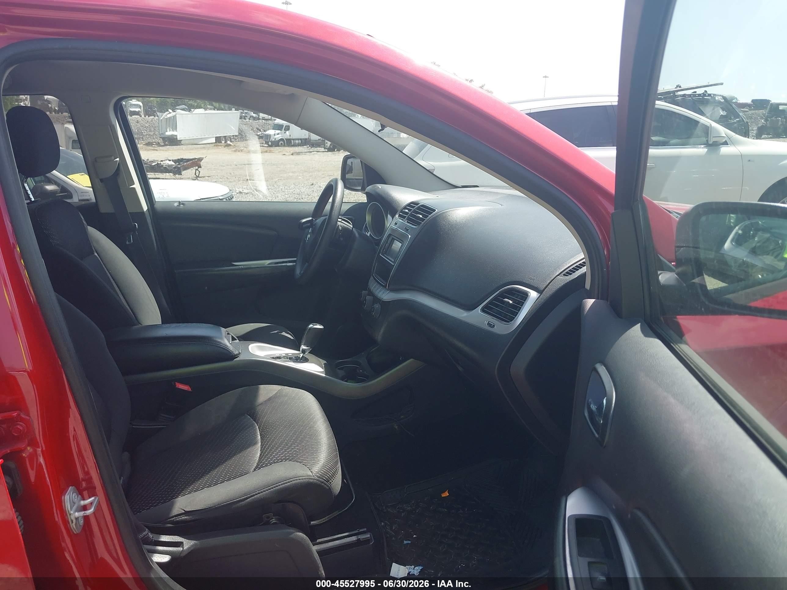 2015 Dodge Journey Se Red vin: 3C4PDCAB1FT737109