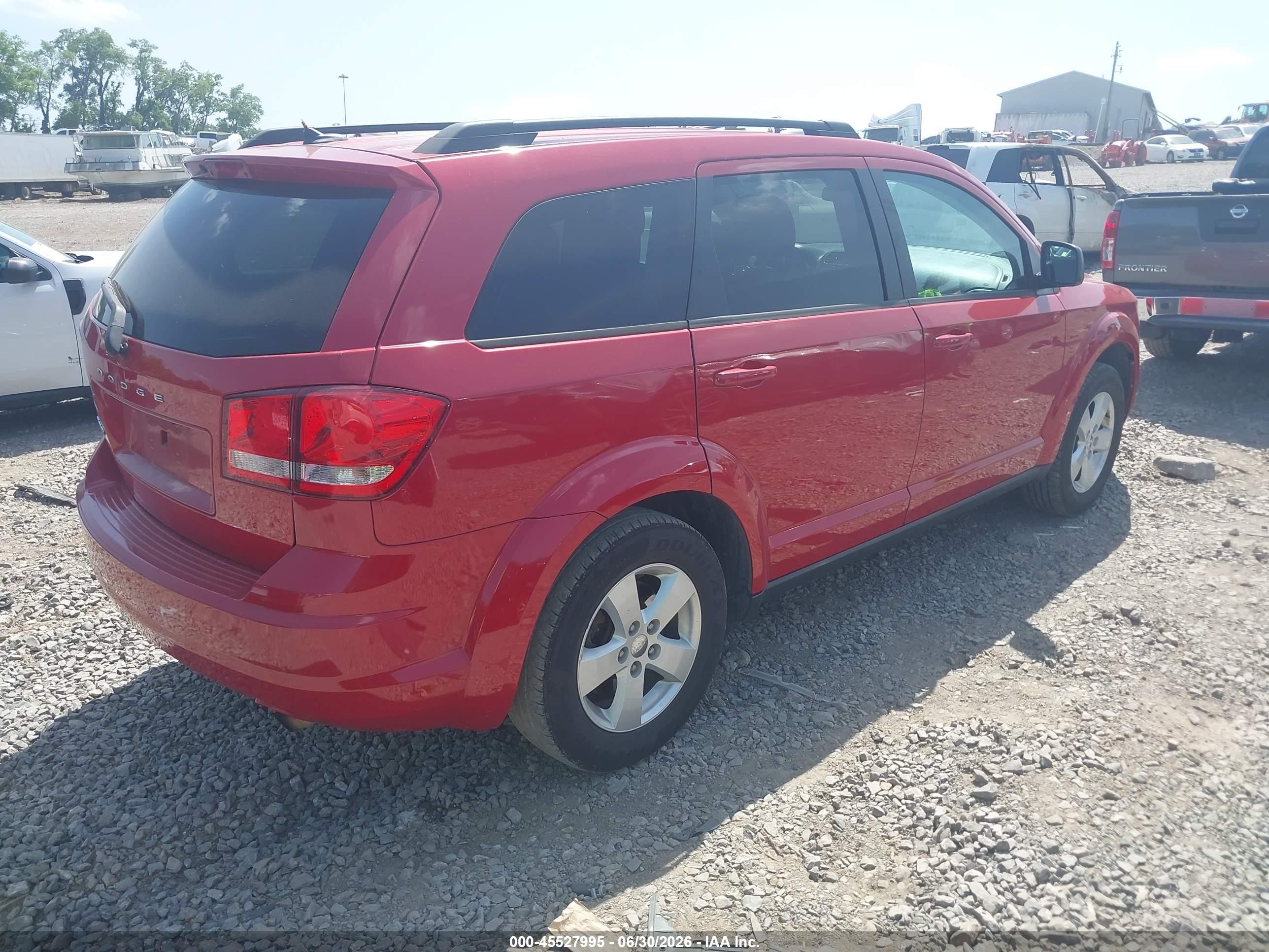 2015 Dodge Journey Se Red vin: 3C4PDCAB1FT737109