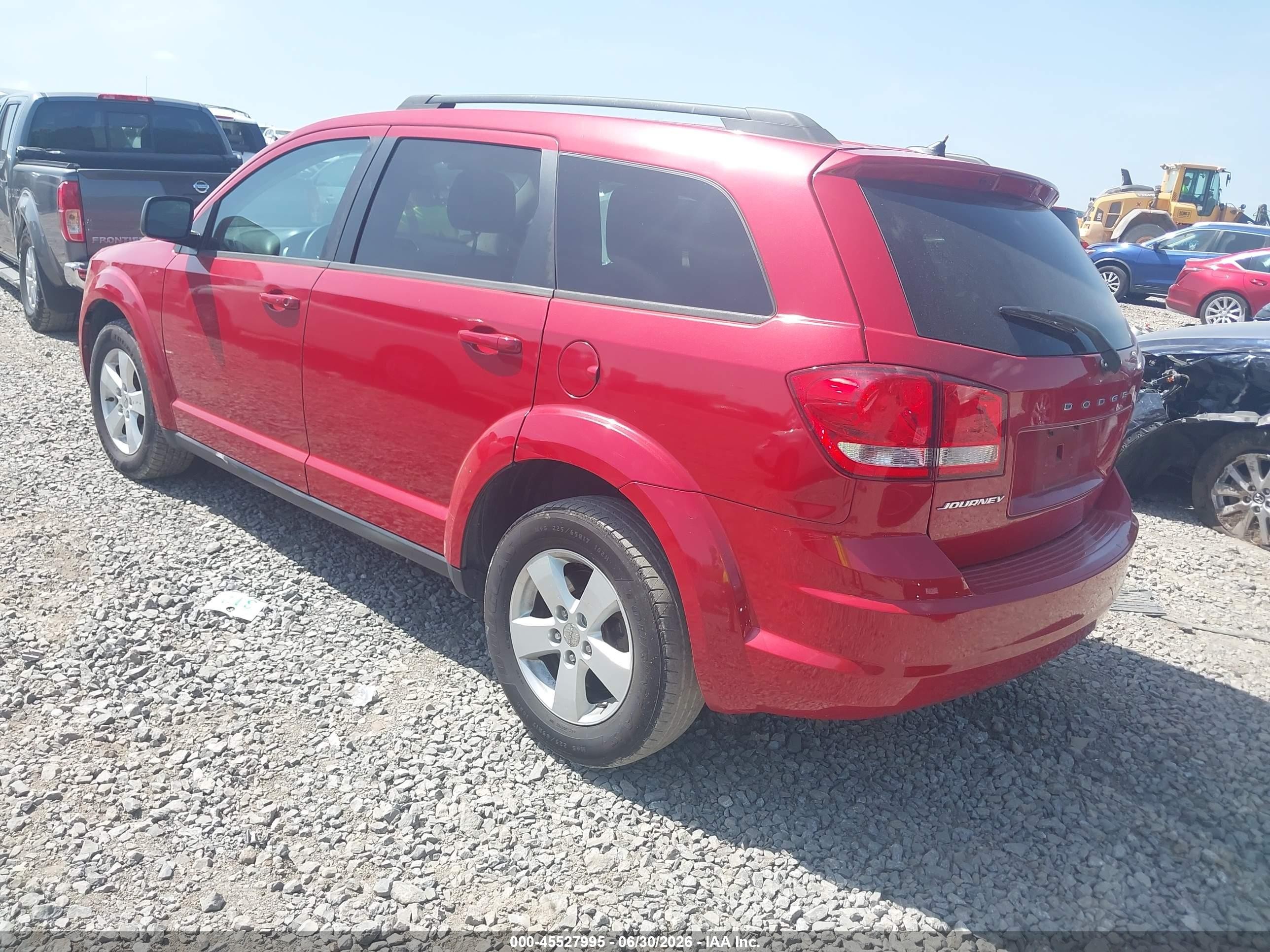 2015 Dodge Journey Se Red vin: 3C4PDCAB1FT737109