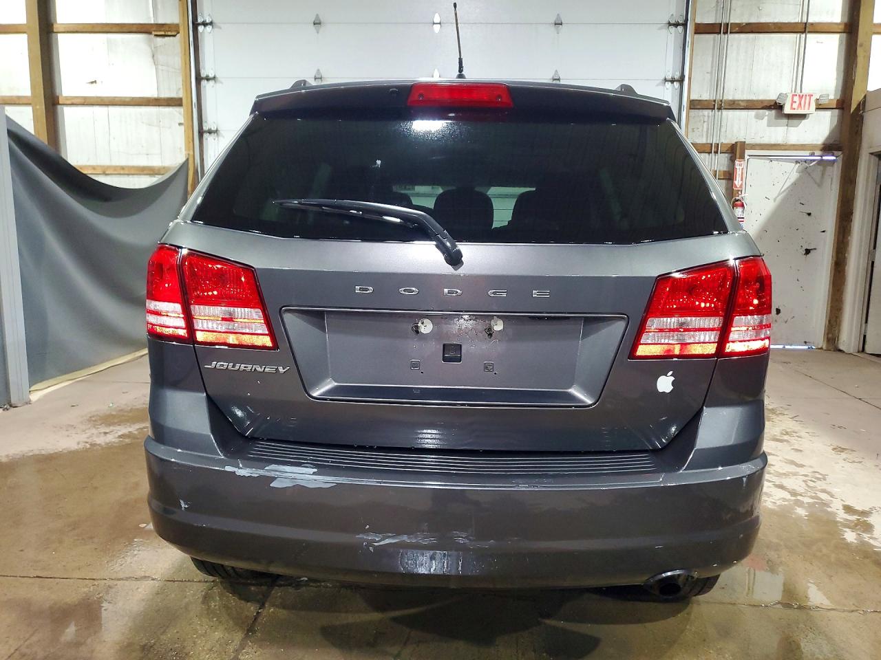 2016 Dodge Journey Se Gray vin: 3C4PDCAB1GT175620