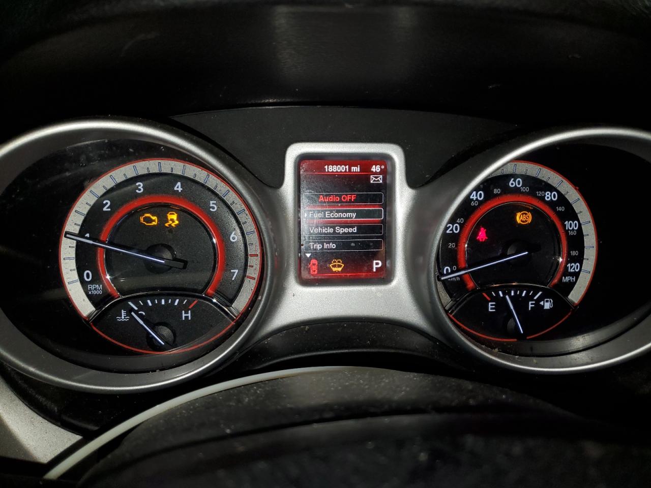 2016 Dodge Journey Se Gray vin: 3C4PDCAB1GT175620 Damage: Warning Light - Engine, On, Unacceptable