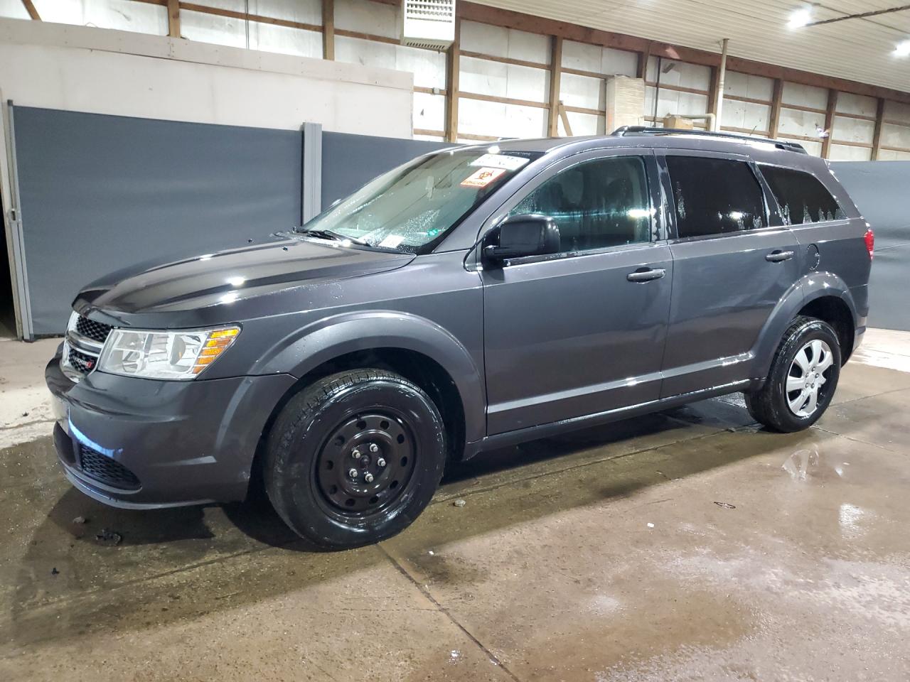 2016 Dodge Journey Se Gray vin: 3C4PDCAB1GT175620 Damage: Left Front Wheel Cover, Missing, Replacement Required