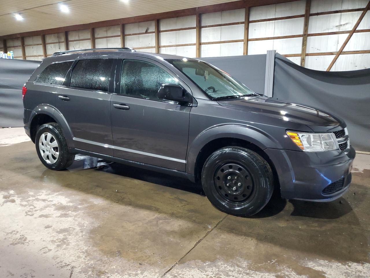2016 Dodge Journey Se Gray vin: 3C4PDCAB1GT175620 Damage: Right Front Wheel Cover, Missing, Replacement Required