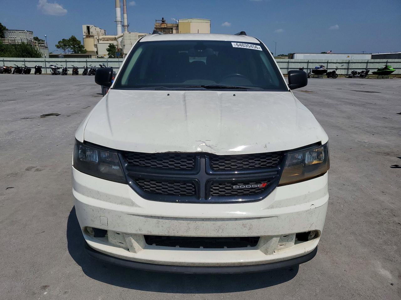 2018 Dodge Journey Se White vin: 3C4PDCAB1JT427891