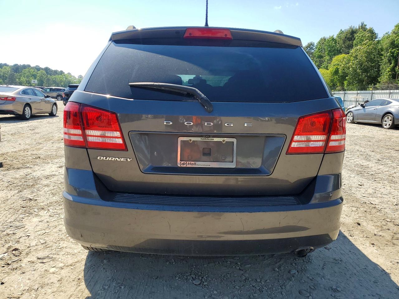 2018 Dodge Journey Se Gray vin: 3C4PDCAB1JT428569