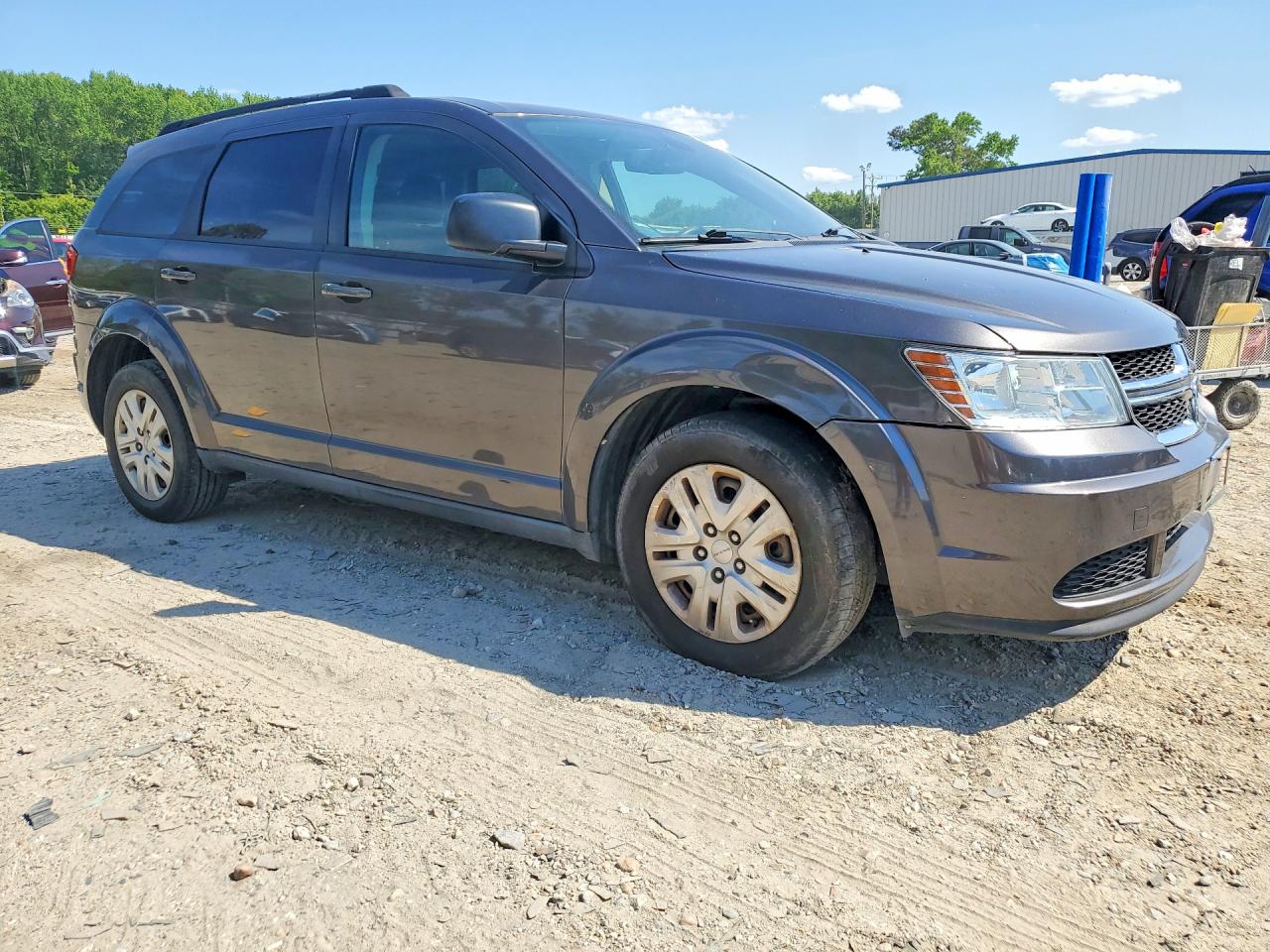 2018 Dodge Journey Se Gray vin: 3C4PDCAB1JT428569
