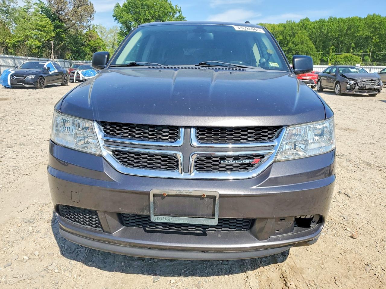 2018 Dodge Journey Se Gray vin: 3C4PDCAB1JT428569