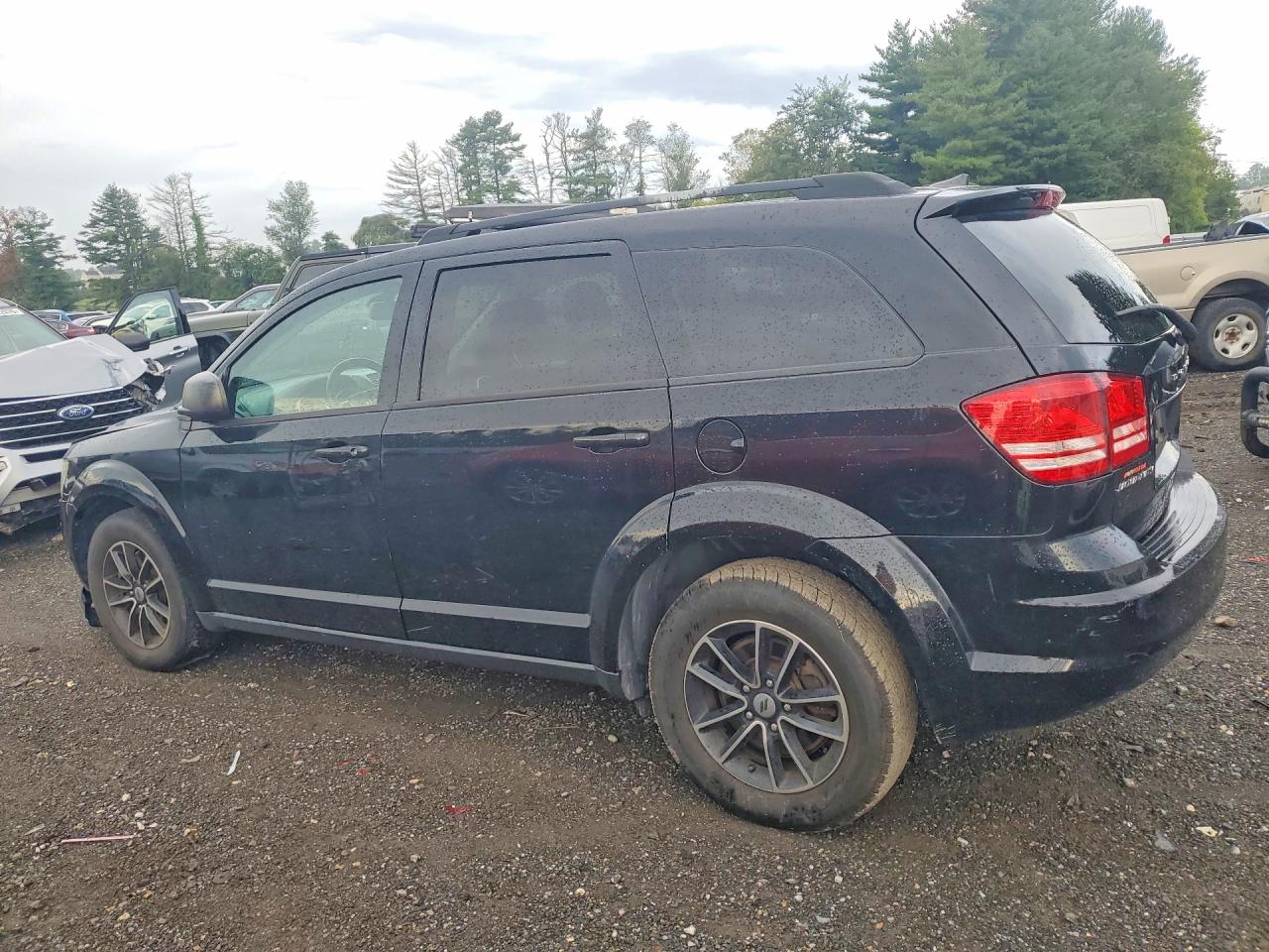 2018 Dodge Journey Se Black vin: 3C4PDCAB1JT532799
