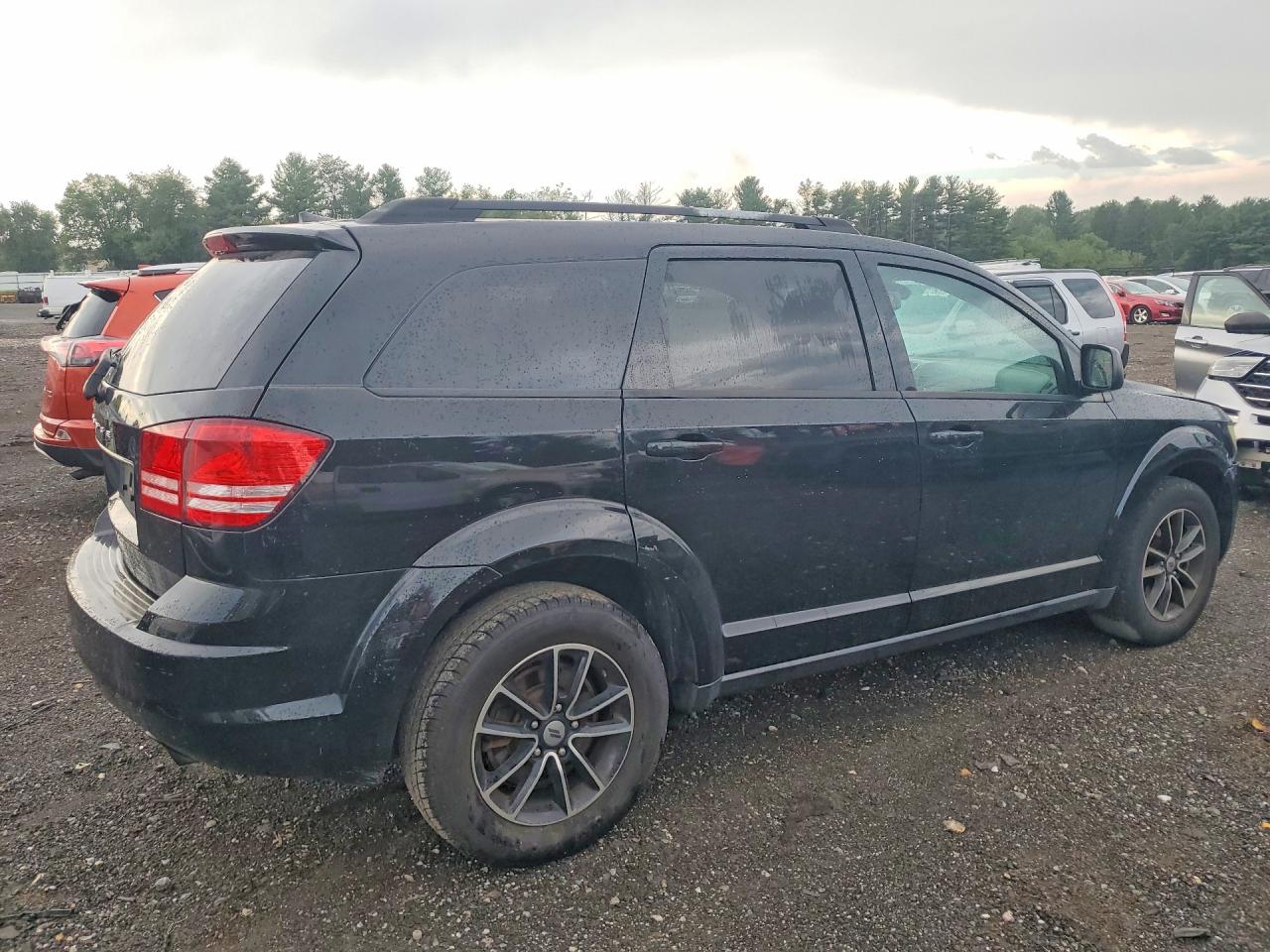 2018 Dodge Journey Se Black vin: 3C4PDCAB1JT532799