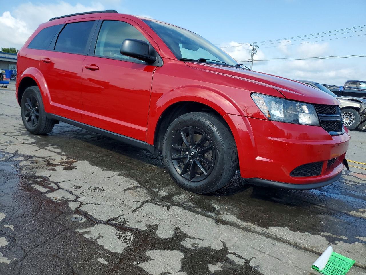 2020 Dodge Journey Se Red vin: 3C4PDCAB1LT199779