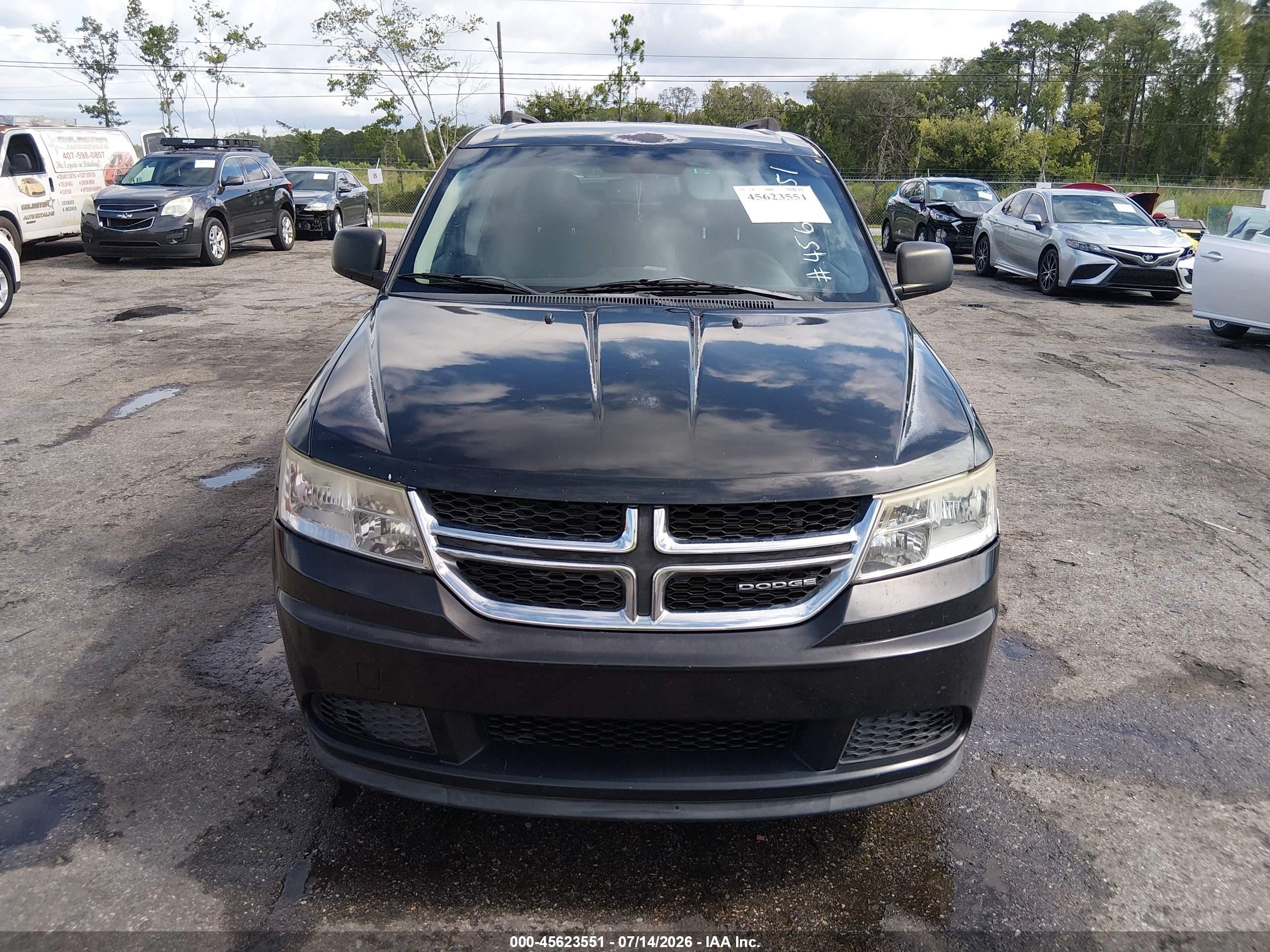 2012 Dodge Journey Se/avp Black vin: 3C4PDCAB2CT238881