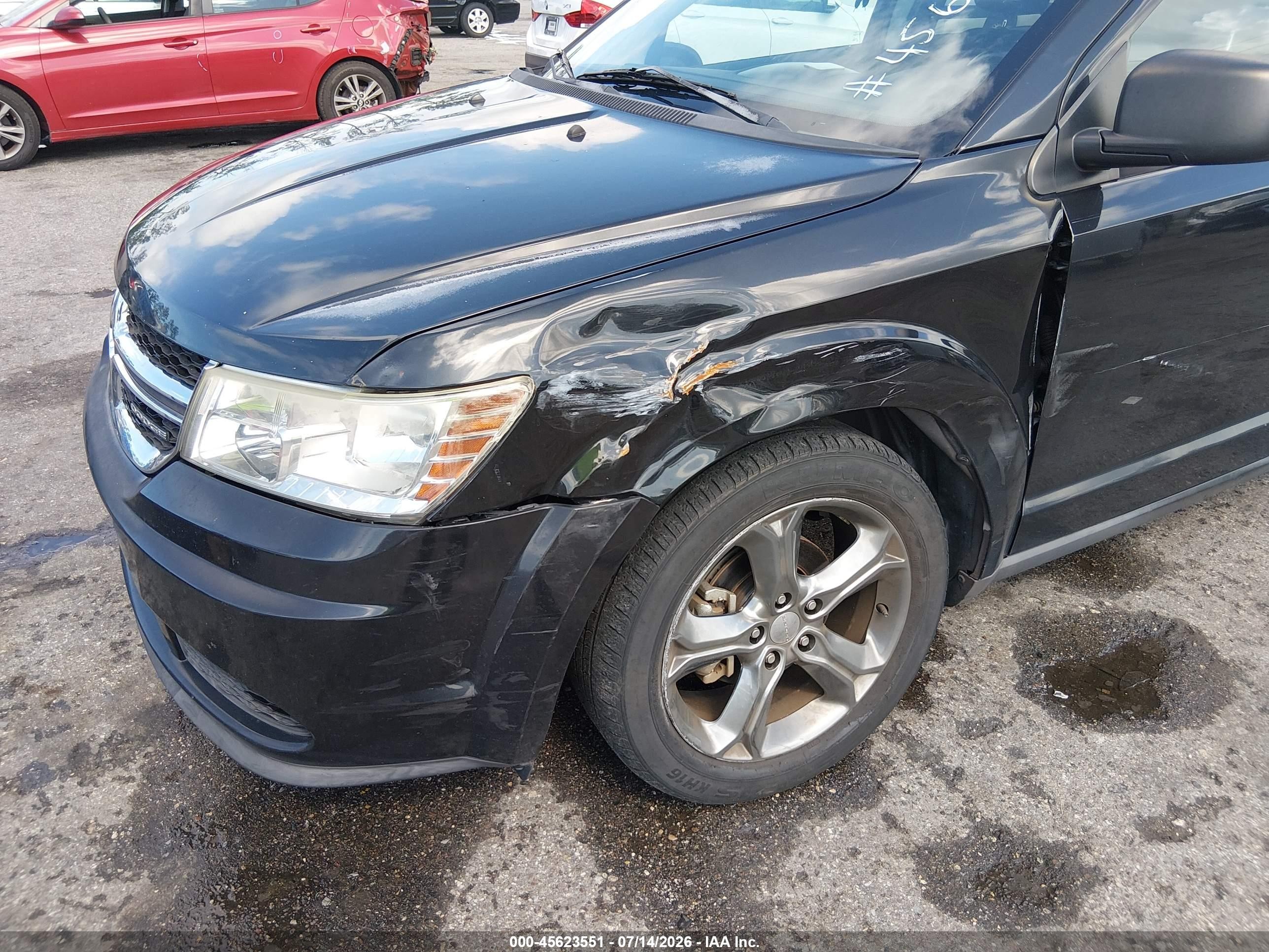 2012 Dodge Journey Se/avp Black vin: 3C4PDCAB2CT238881