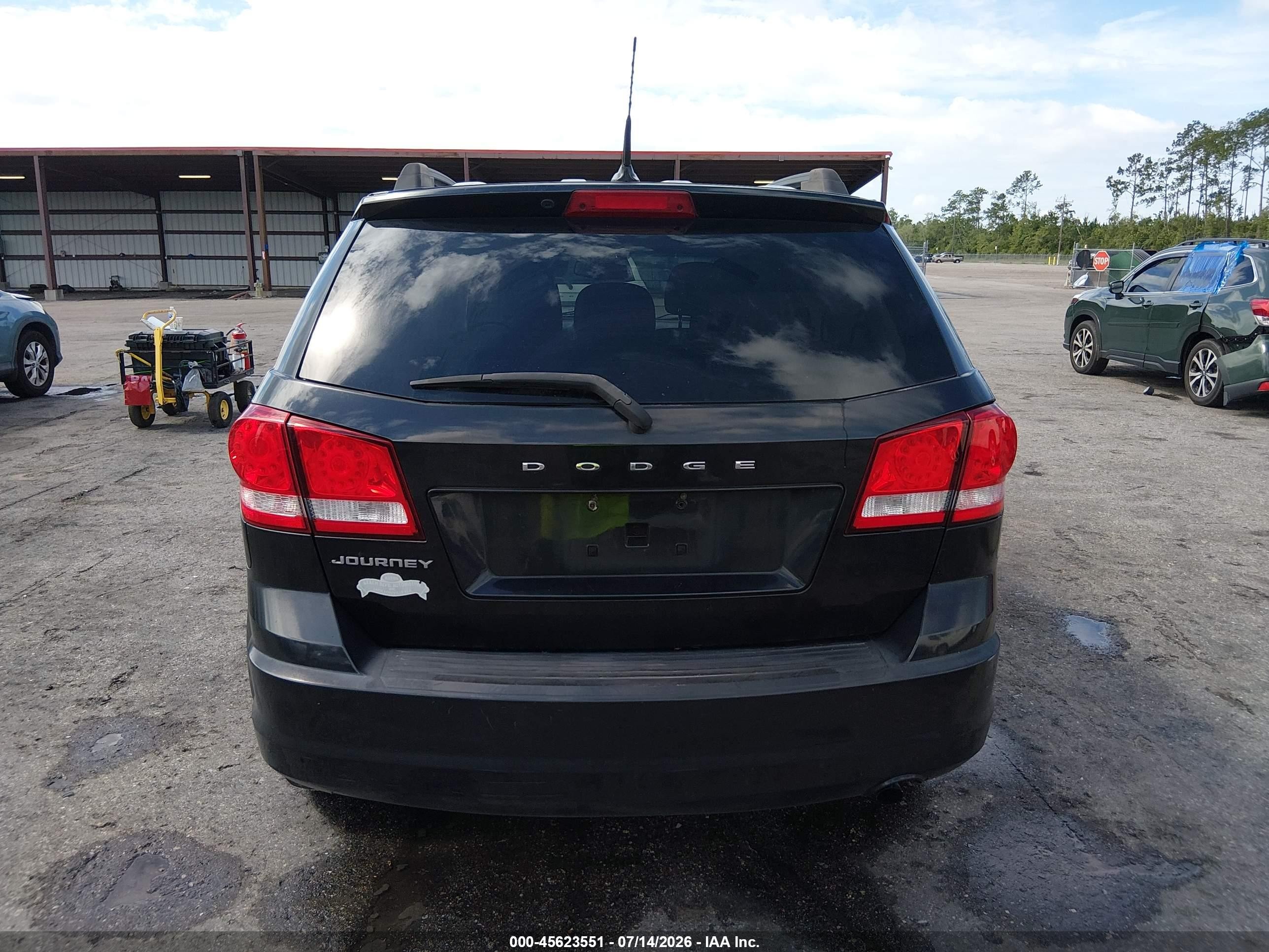 2012 Dodge Journey Se/avp Black vin: 3C4PDCAB2CT238881