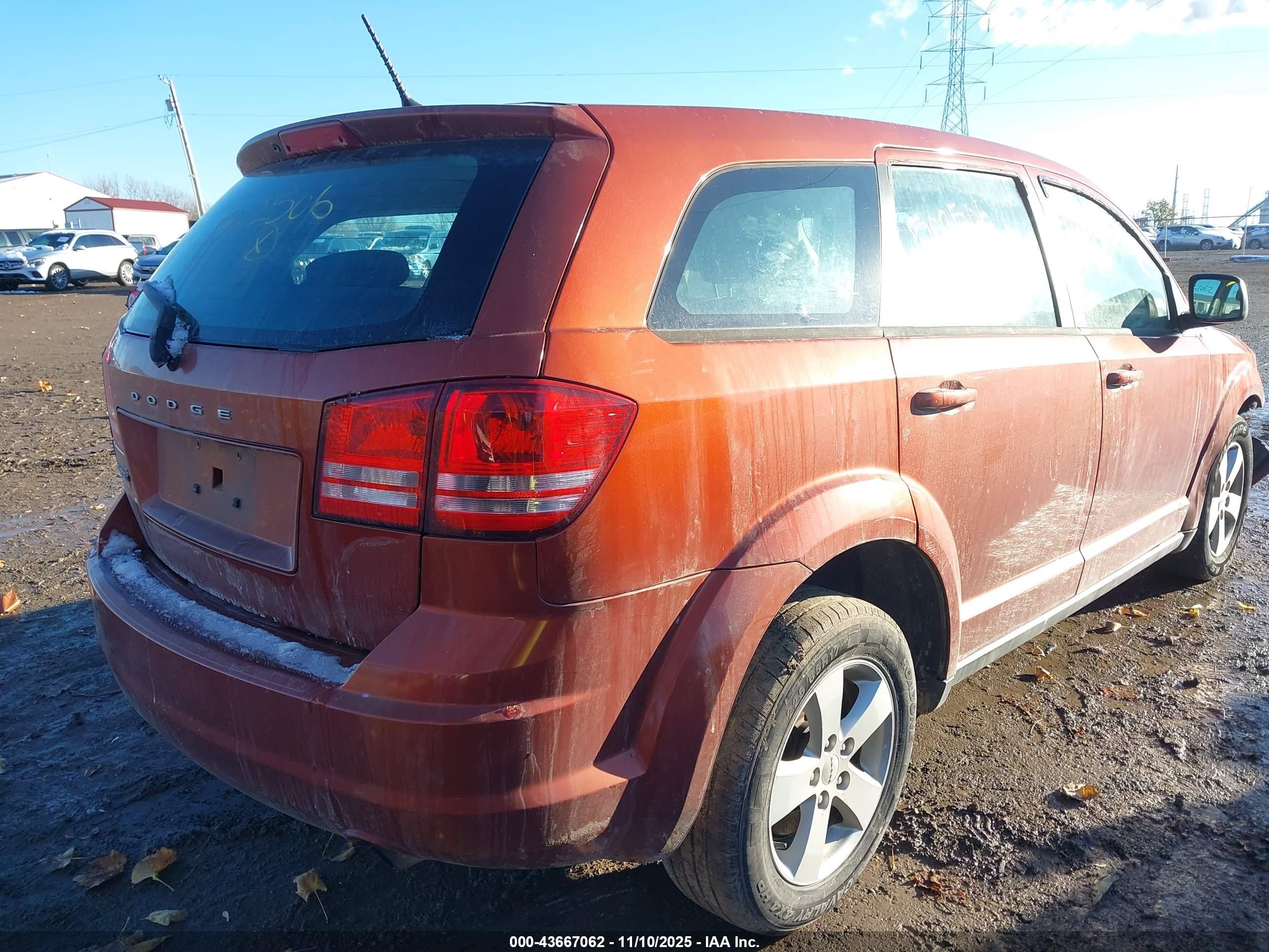 2013 Dodge Journey American Value Pkg Red vin: 3C4PDCAB2DT502506
