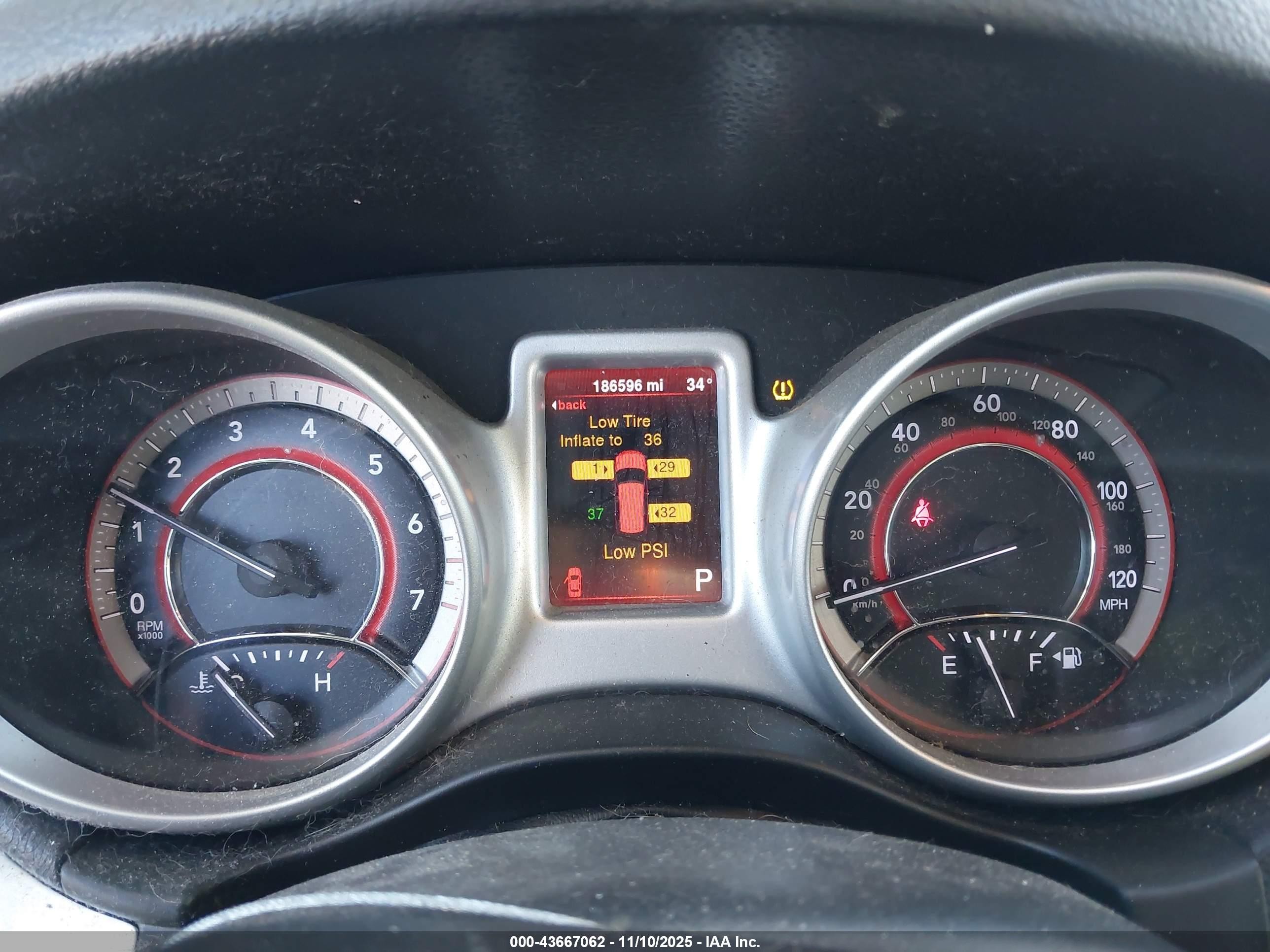 2013 Dodge Journey American Value Pkg Red vin: 3C4PDCAB2DT502506